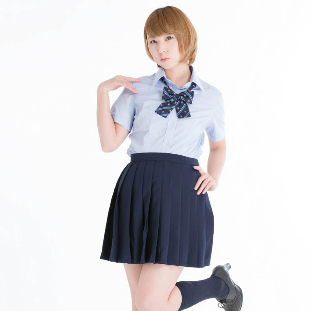 Solid pleated skirt (welfare fabric)