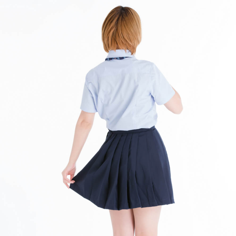 Solid pleated skirt (welfare fabric)