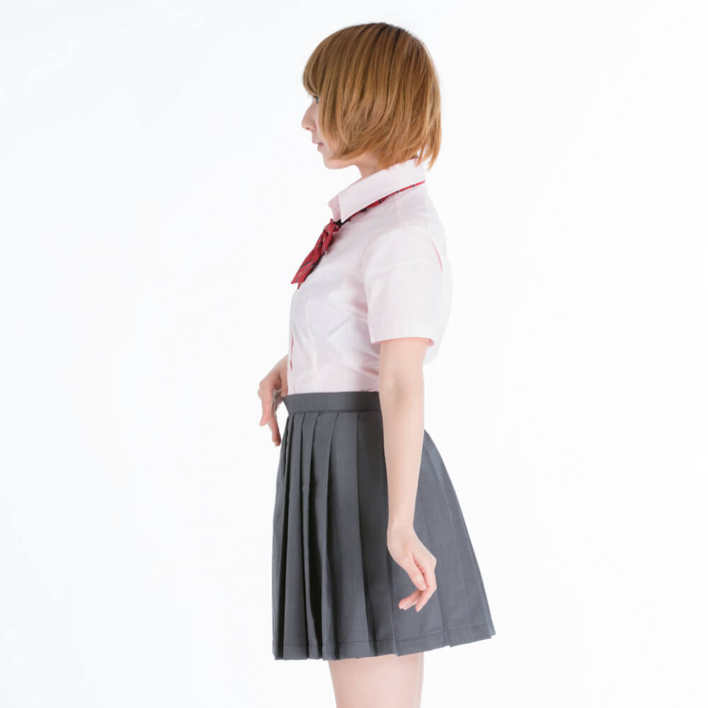 Solid pleated skirt (welfare fabric)