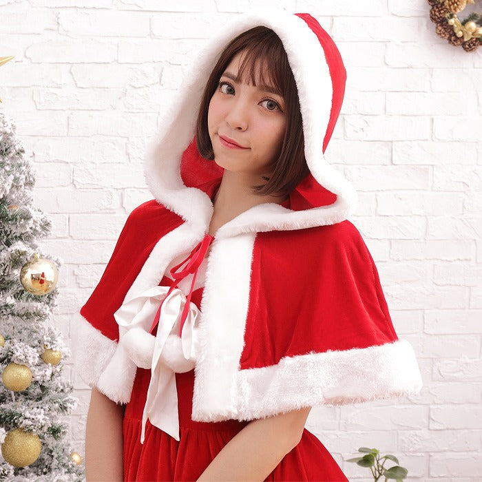 Hooded Santa cape