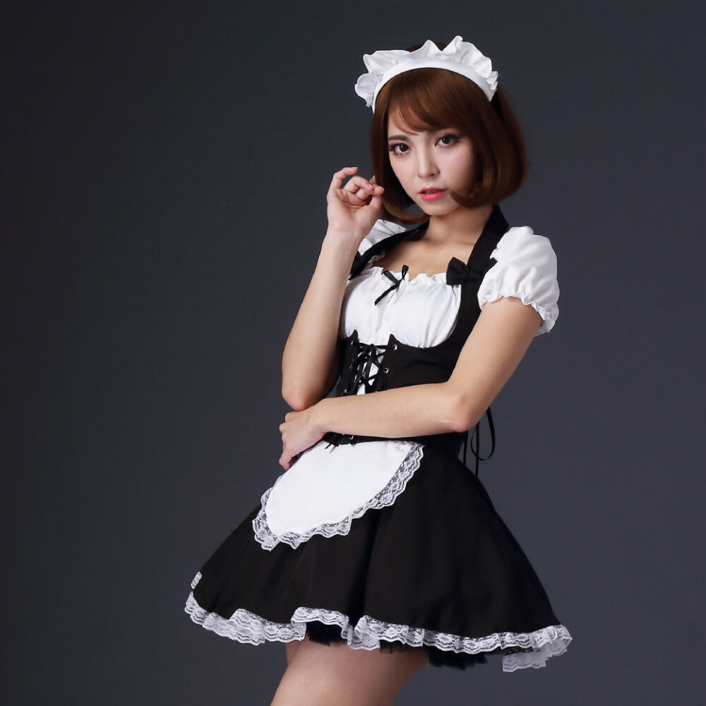 Bicolor Maid 3-Piece Set French Maid