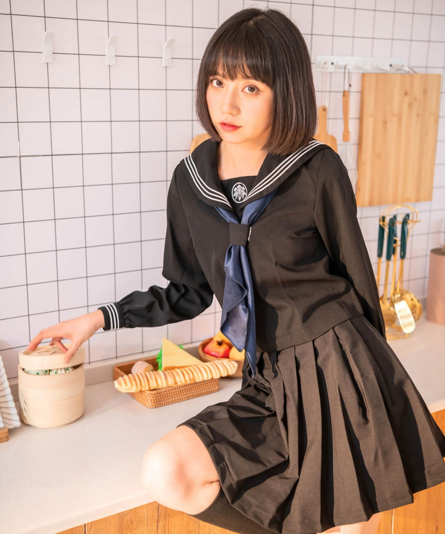 Black blue sailor