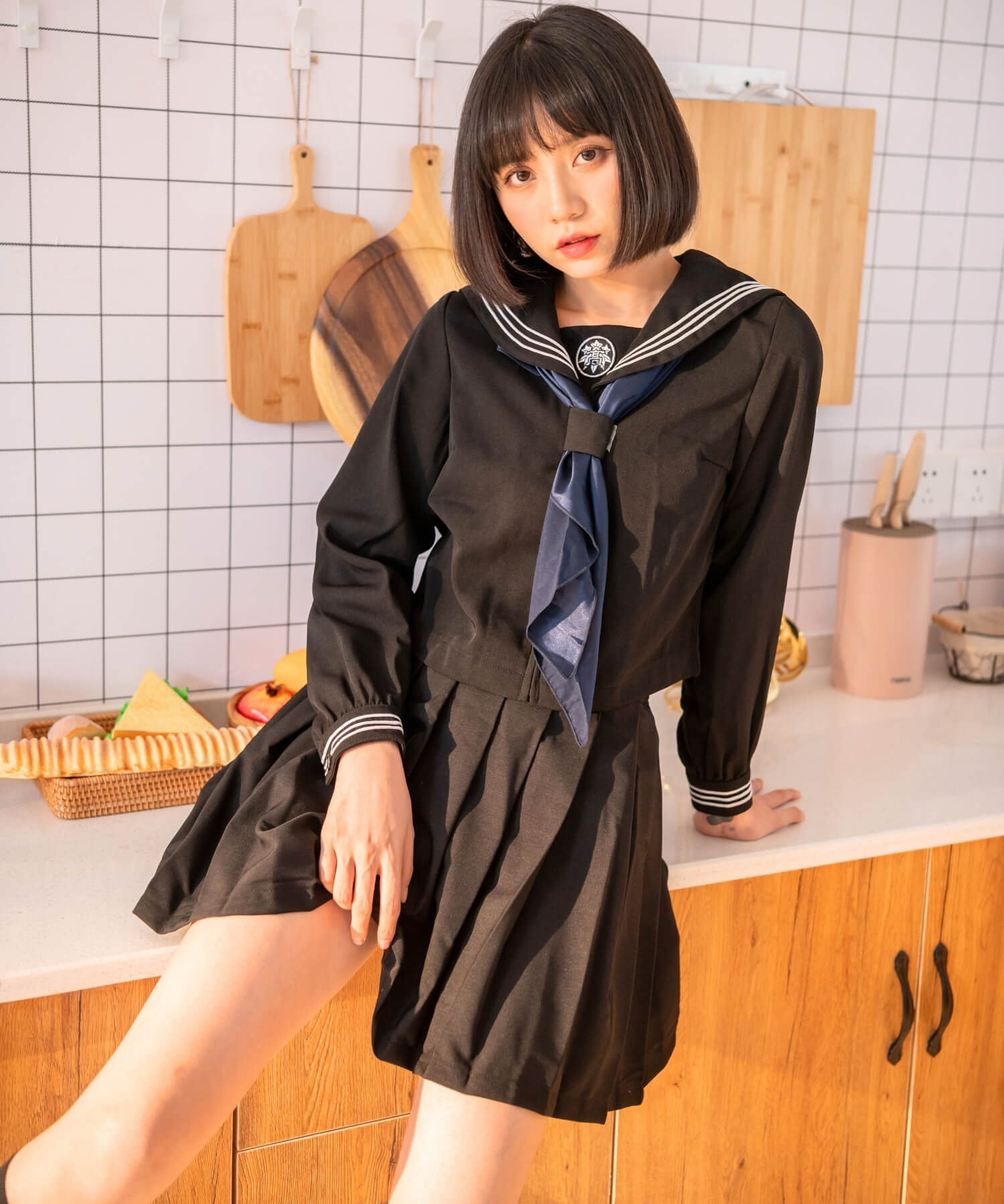 黒紺セーラー