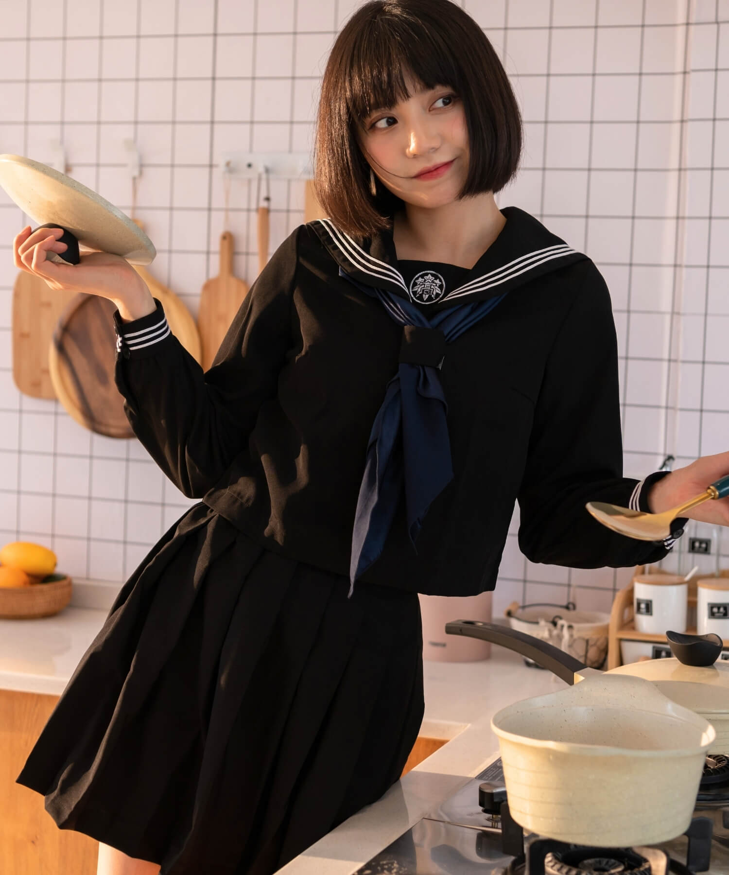 黒紺セーラー