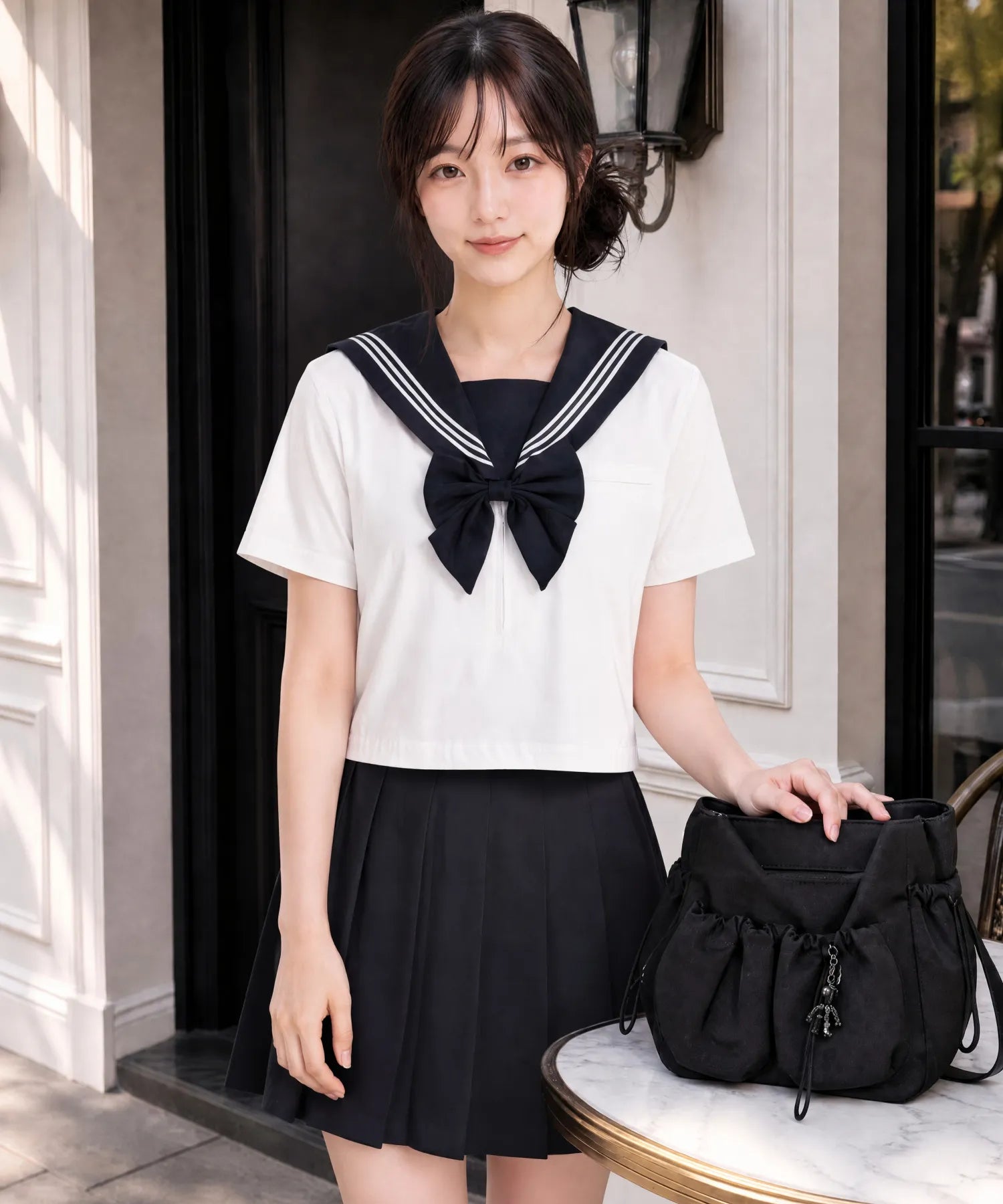 定番セーラー服 リボンタイ
