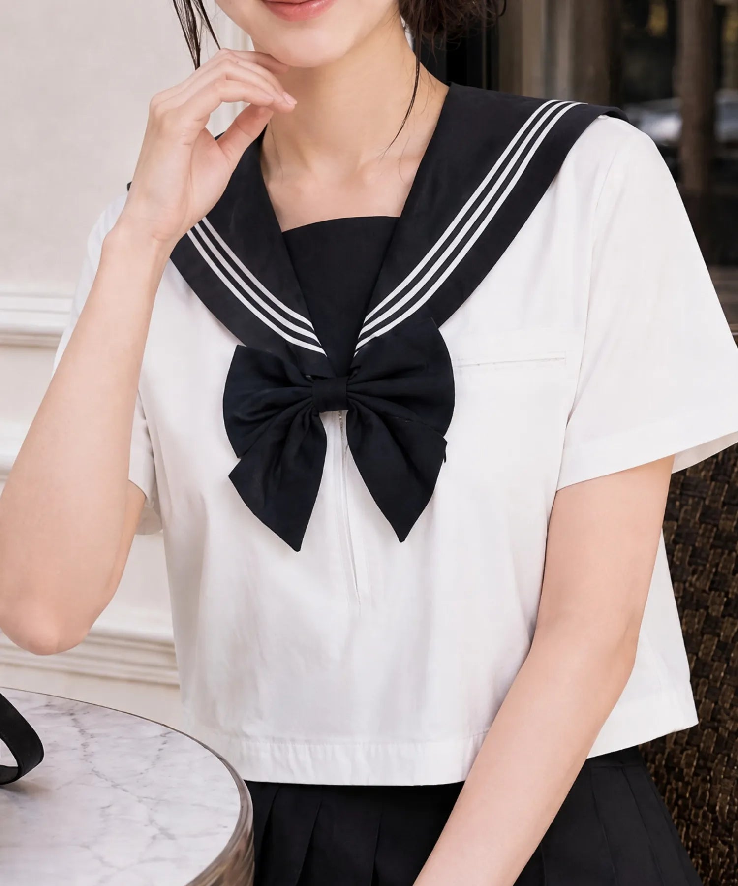 定番セーラー服 リボンタイ