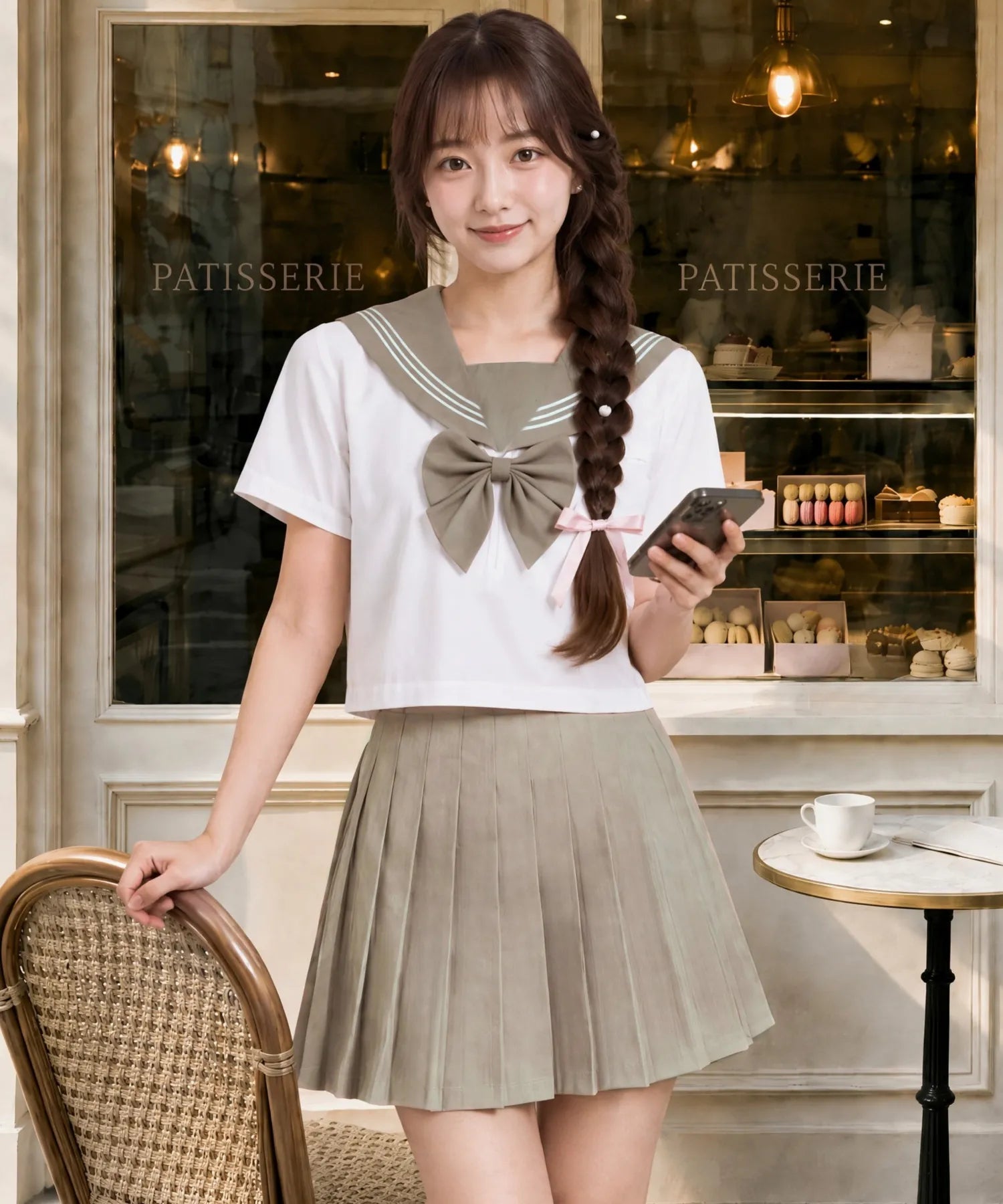 定番セーラー服 リボンタイ