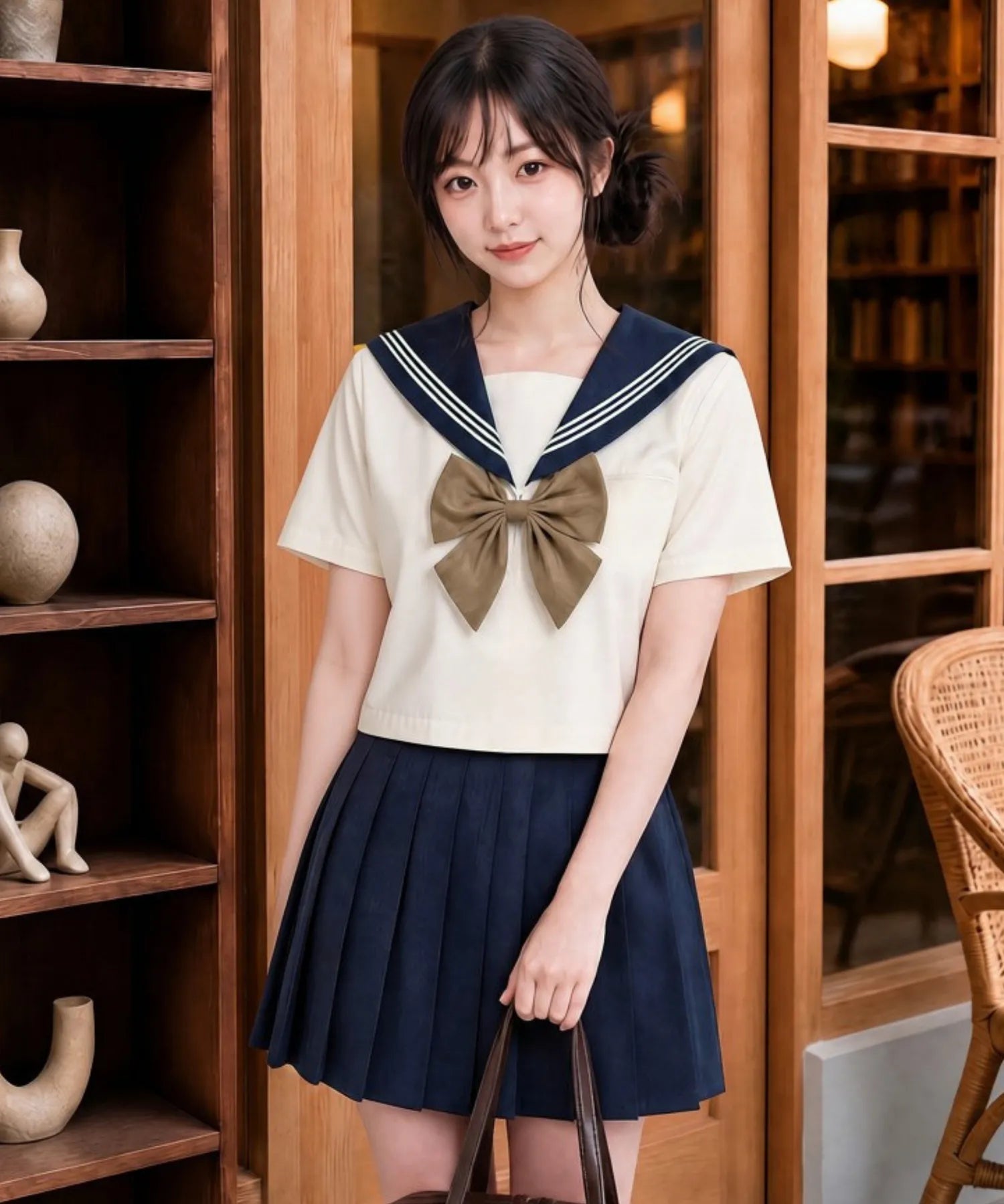 Classic Sailor Uniform Pleated Skirt