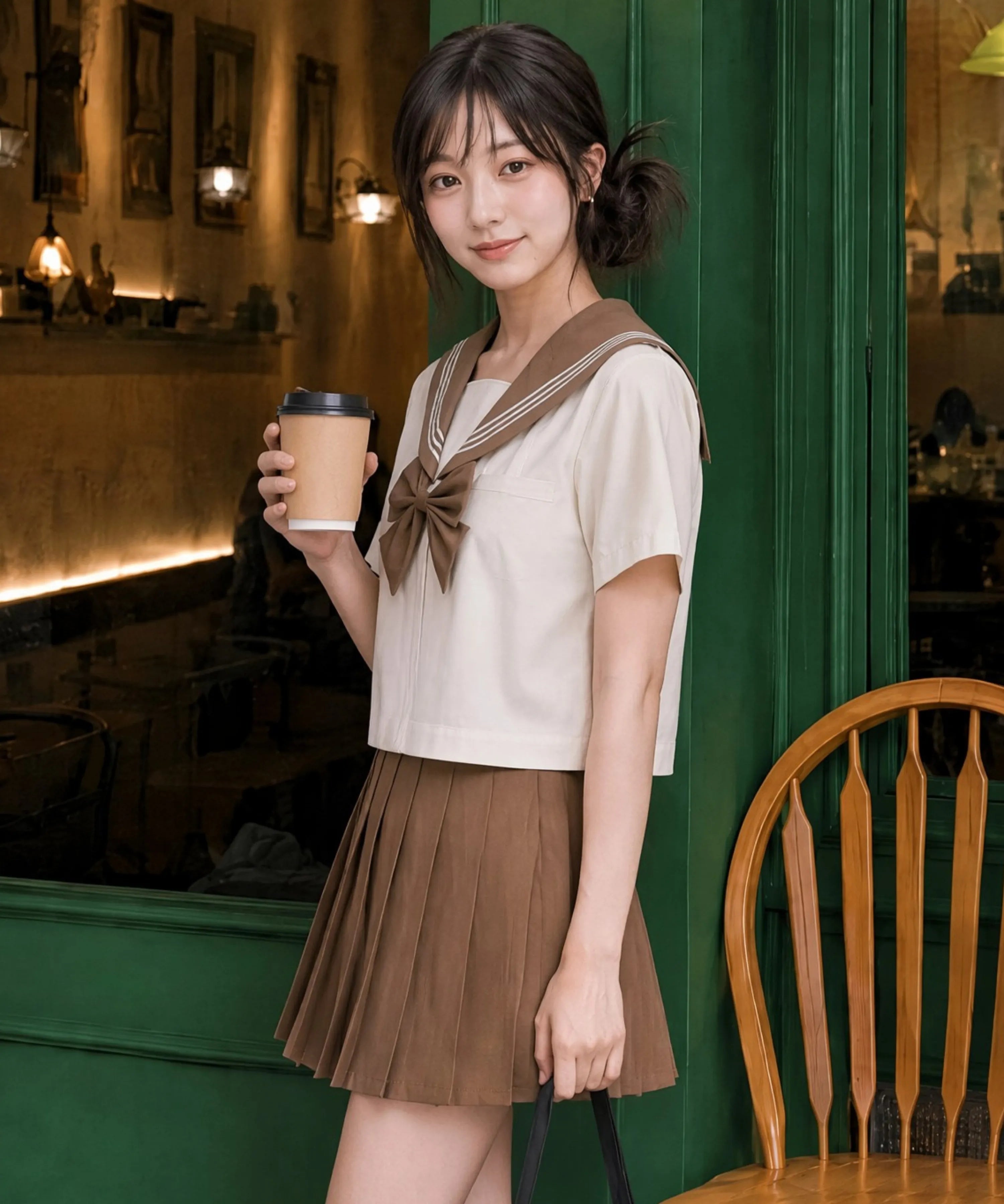 Classic Sailor Uniform Pleated Skirt
