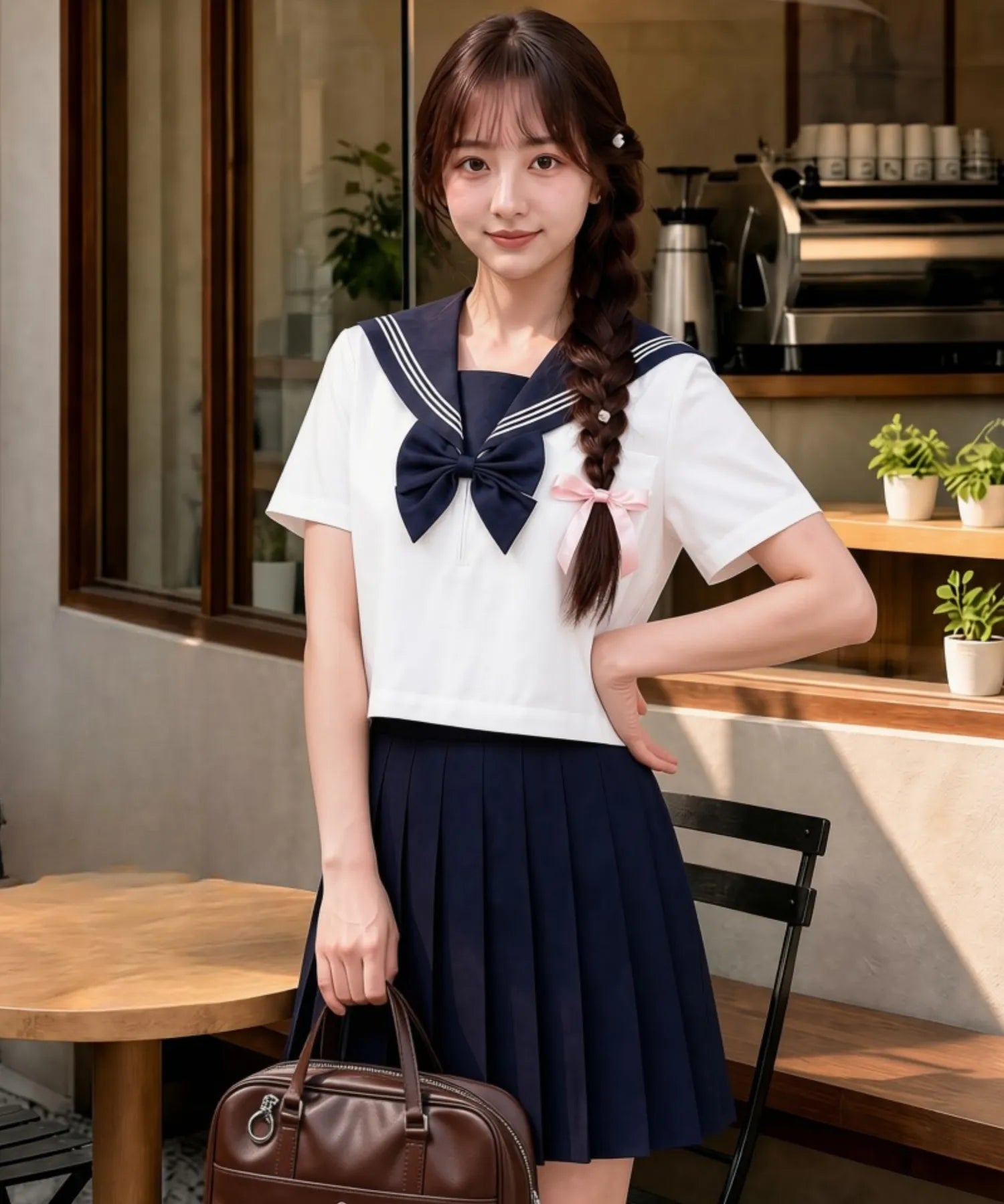 Classic Sailor Uniform Pleated Skirt