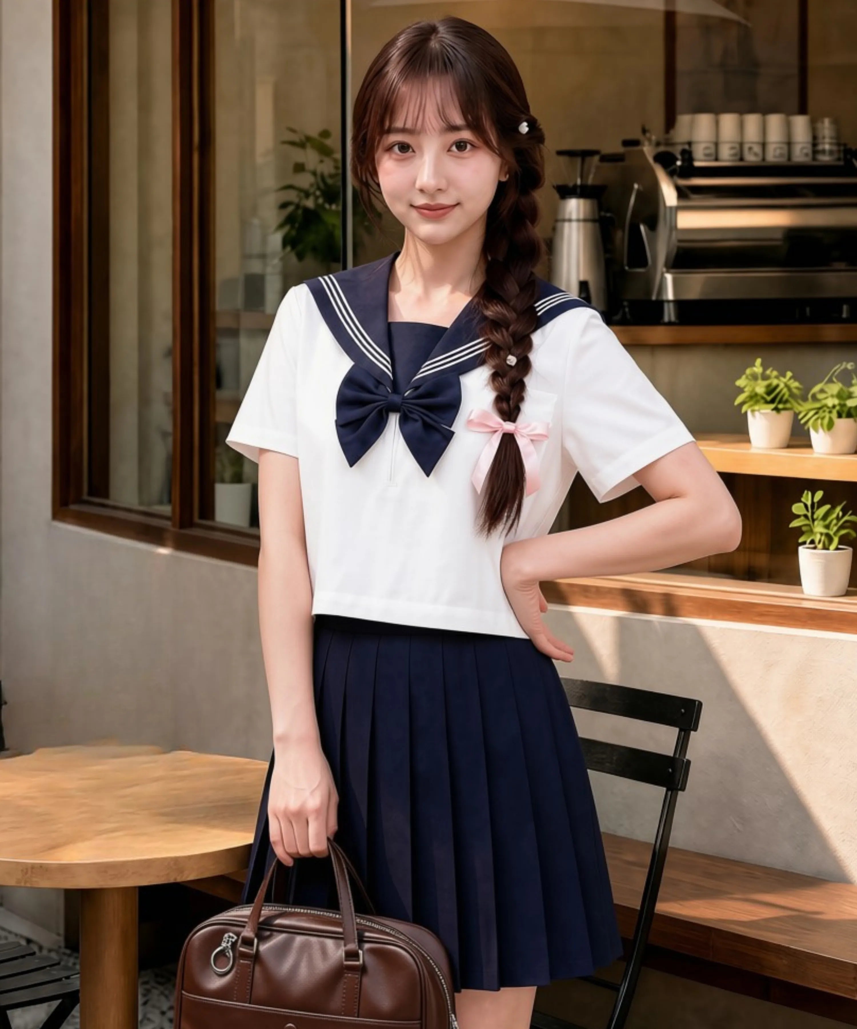 Classic Sailor Uniform Pleated Skirt