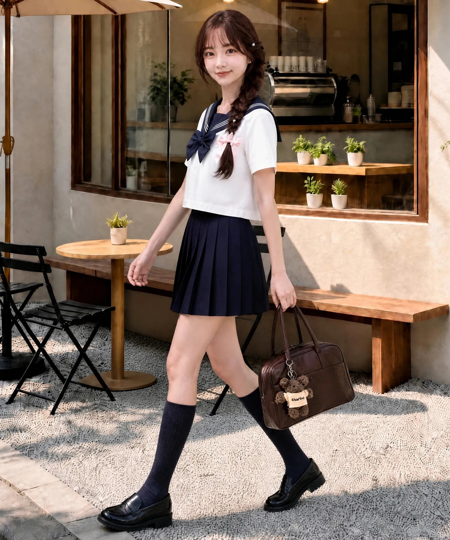 Classic Sailor Uniform Pleated Skirt