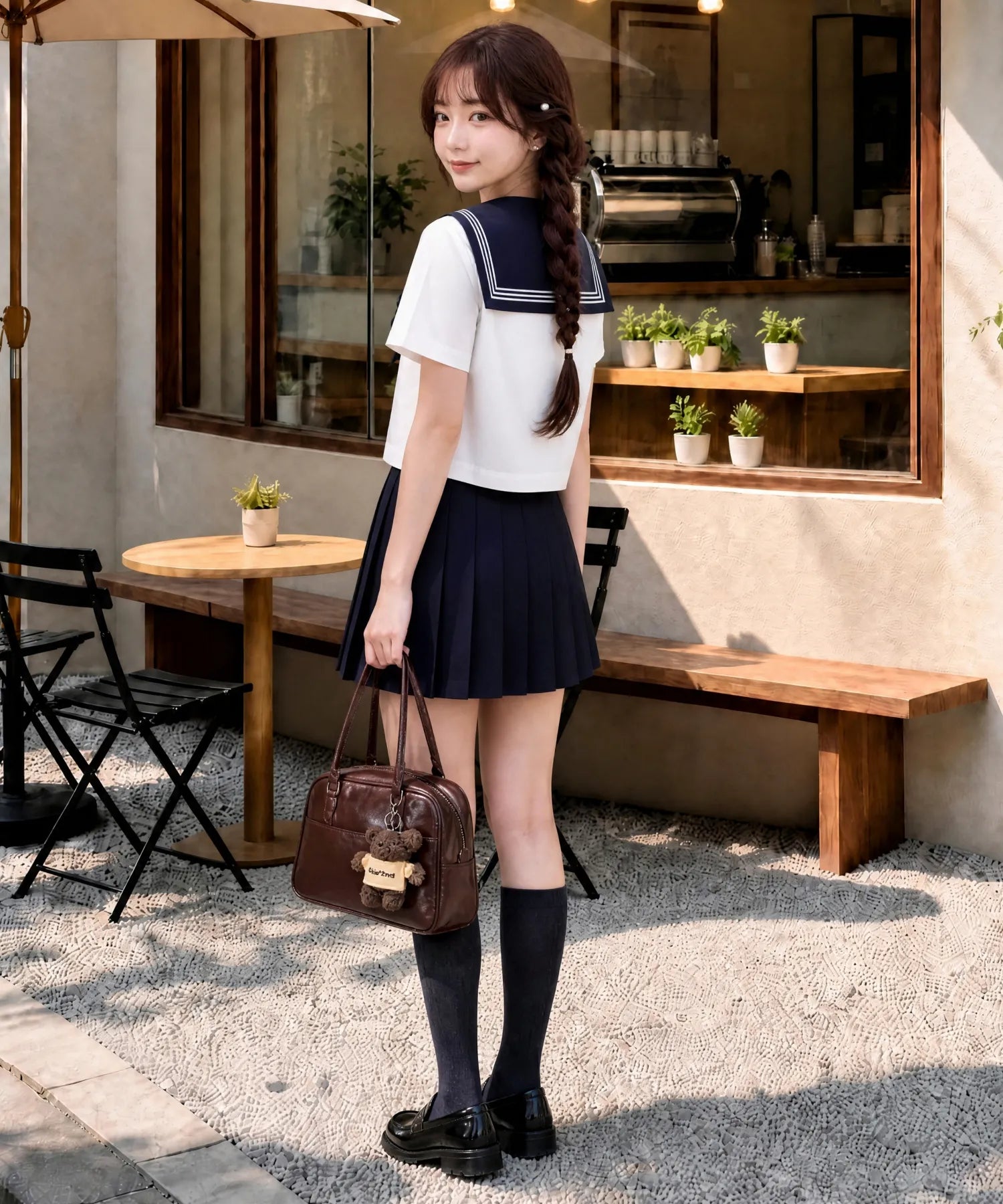 Classic Sailor Uniform Pleated Skirt