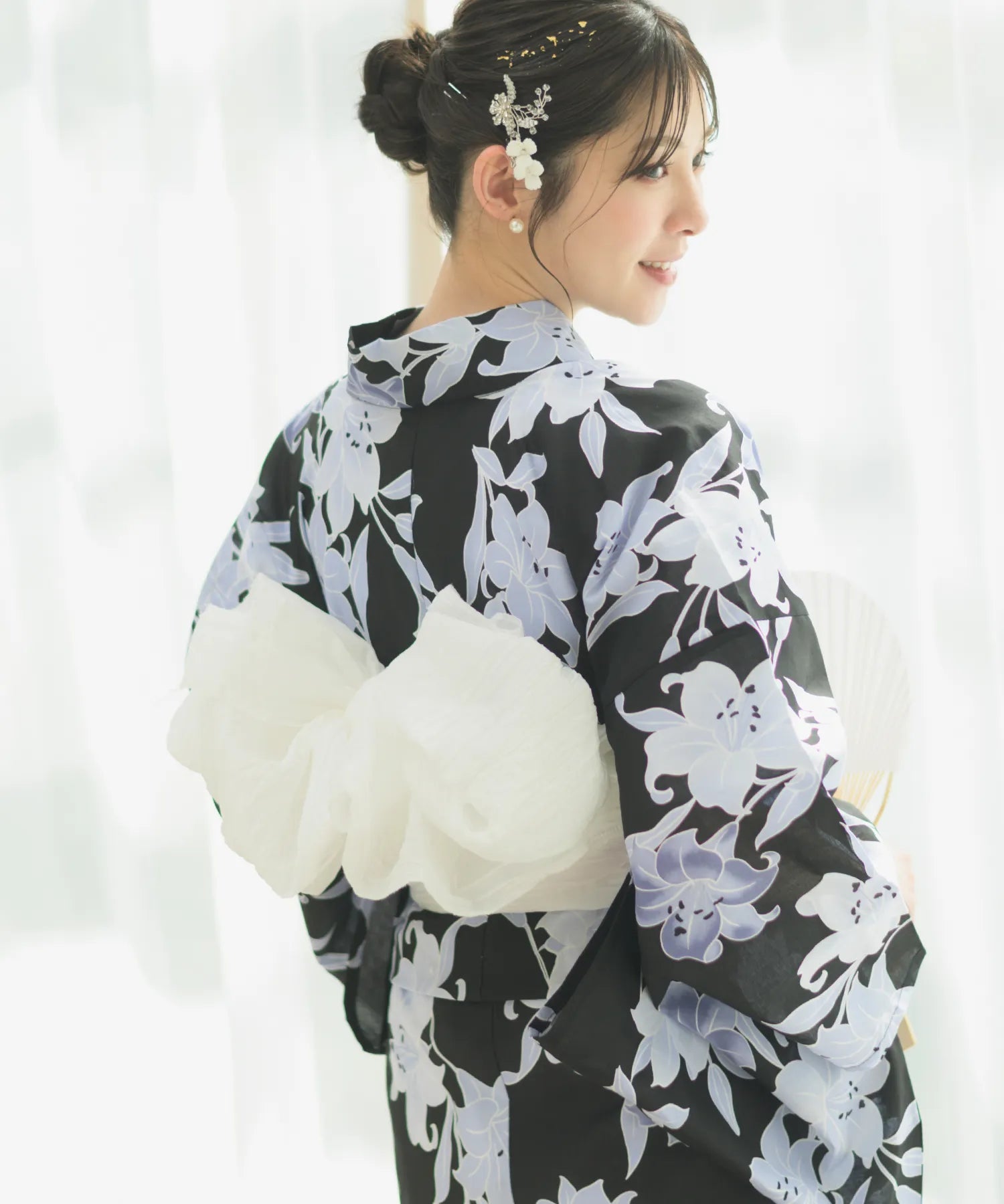 Crinkled heko obi