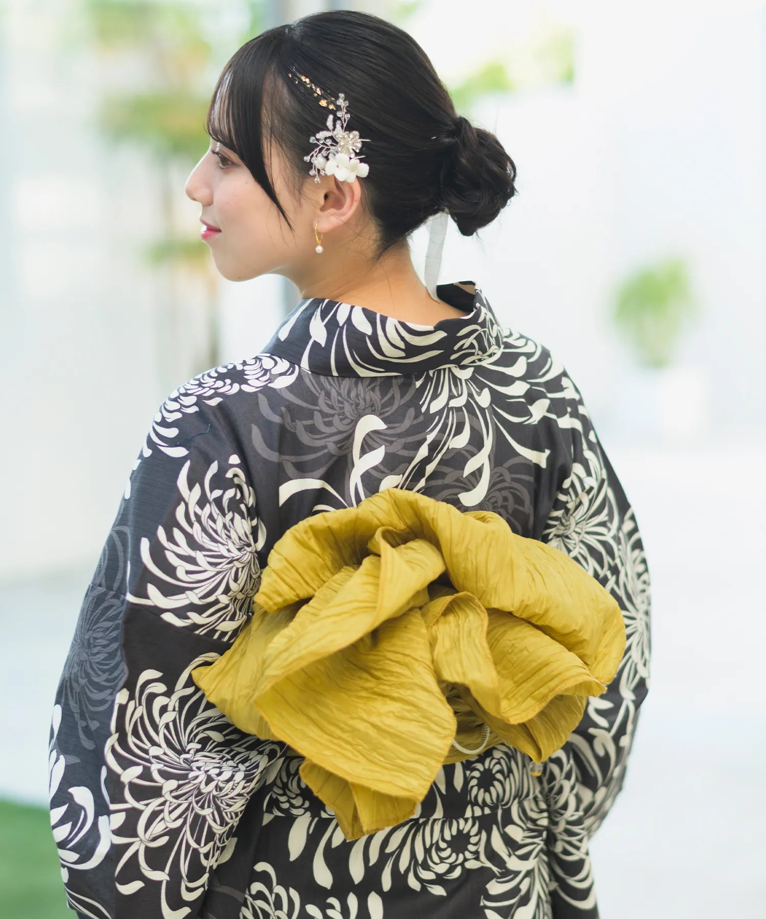 Crinkled heko obi