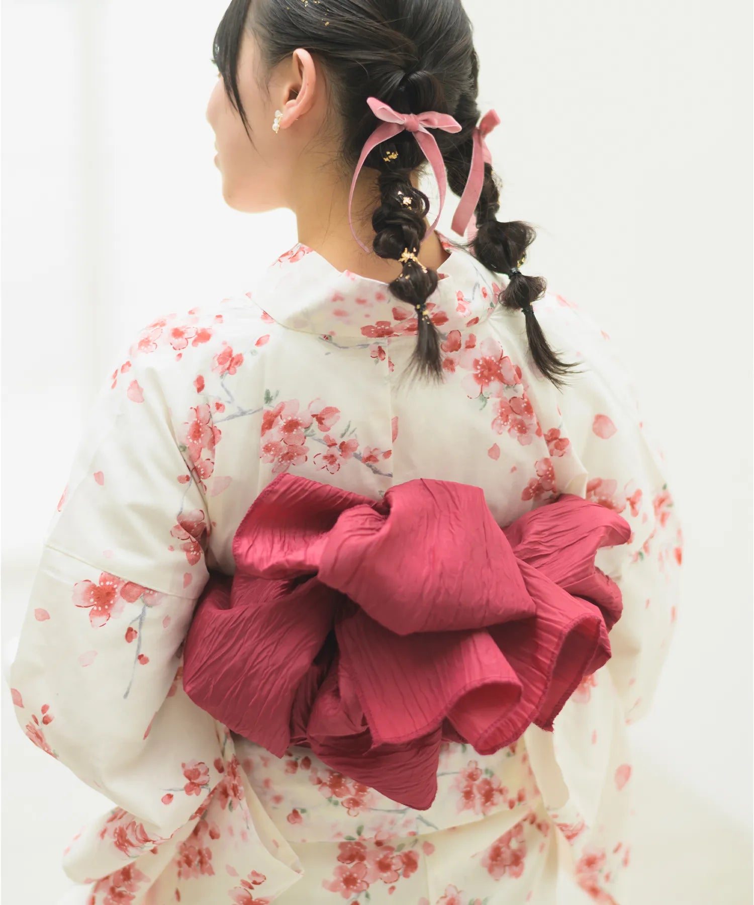 Crinkled heko obi