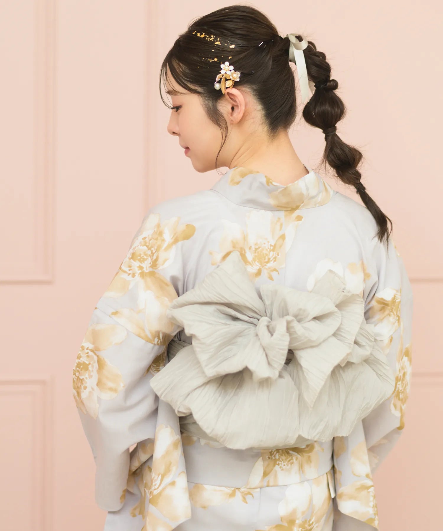 Crinkled heko obi