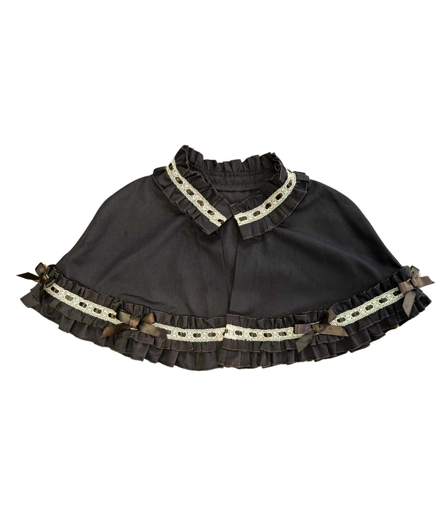 3way Royal Doll Dress with Cape and Ribbon 5-piece Set