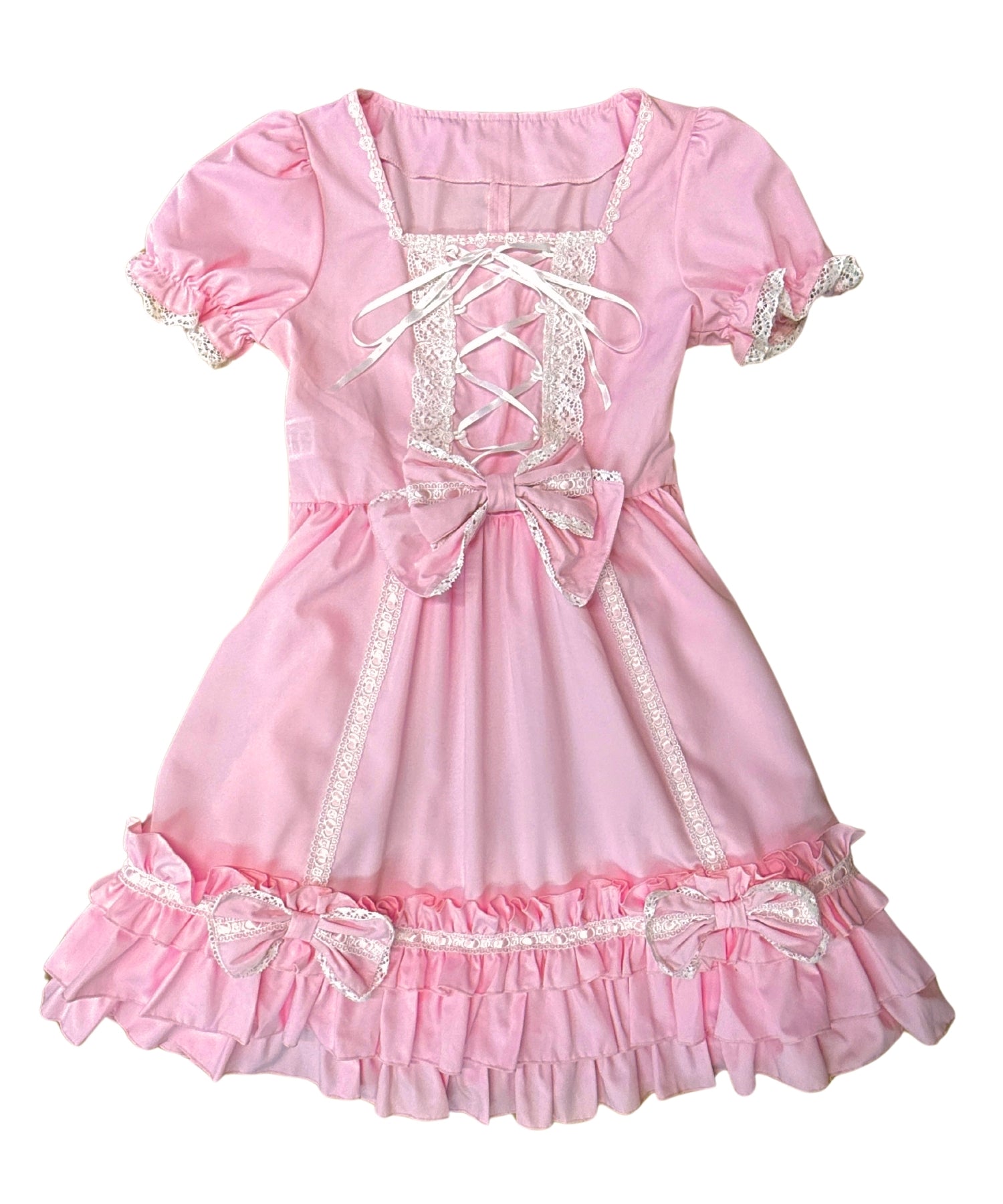 3way Royal Doll Dress with Cape and Ribbon 5-piece Set