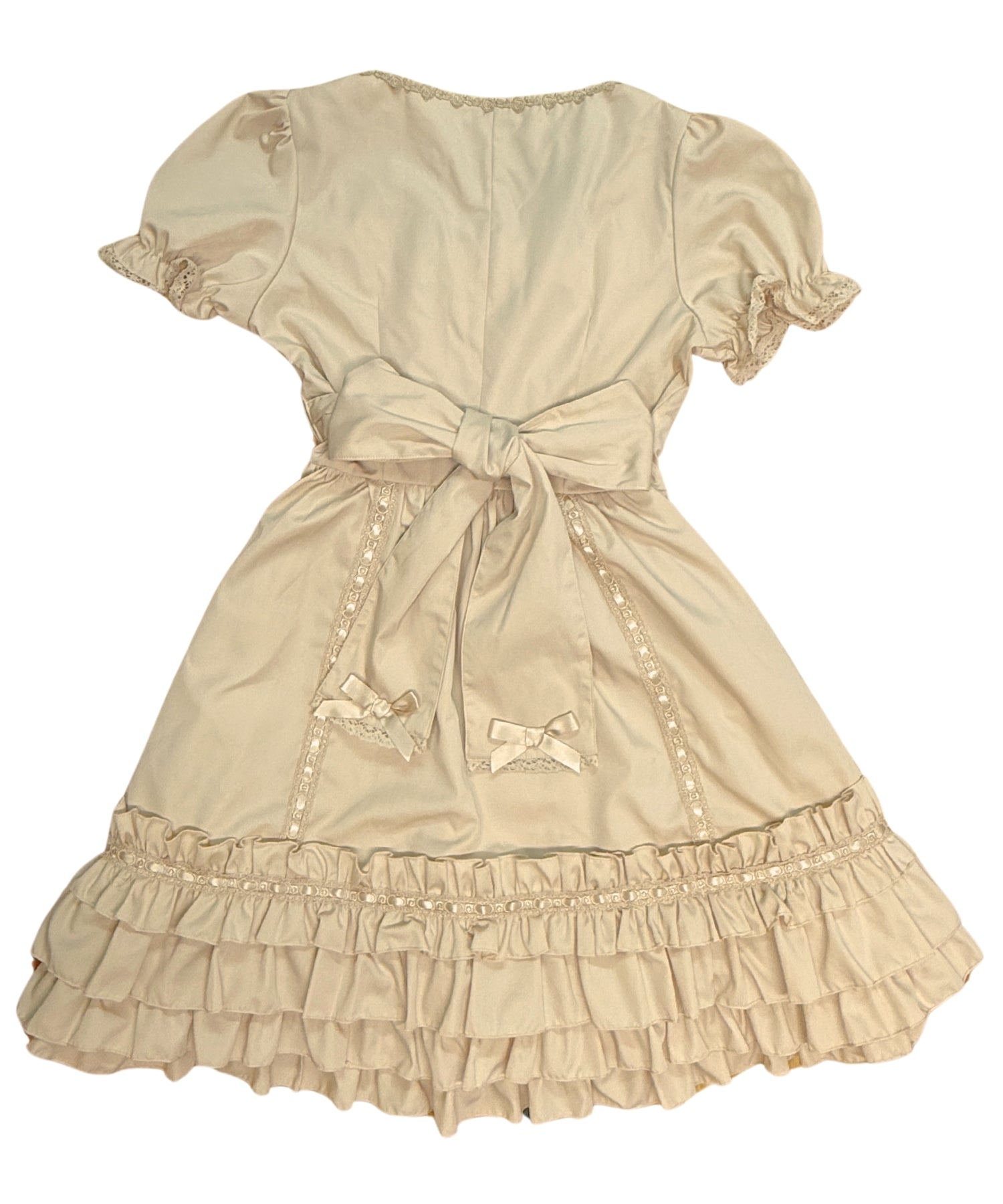 3way Royal Doll Dress with Cape and Ribbon 5-piece Set