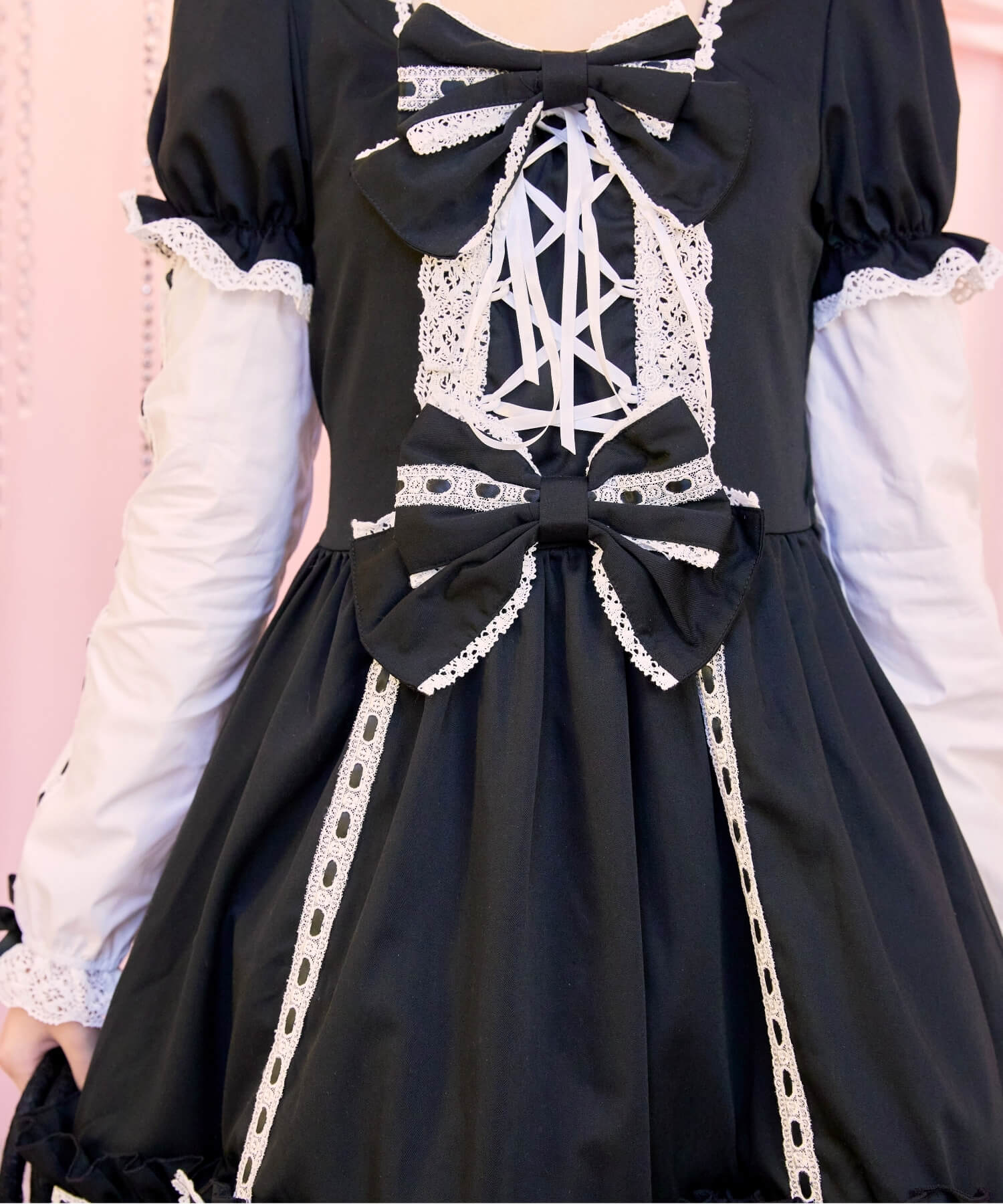 3way Royal Doll Dress with Cape and Ribbon 5-piece Set
