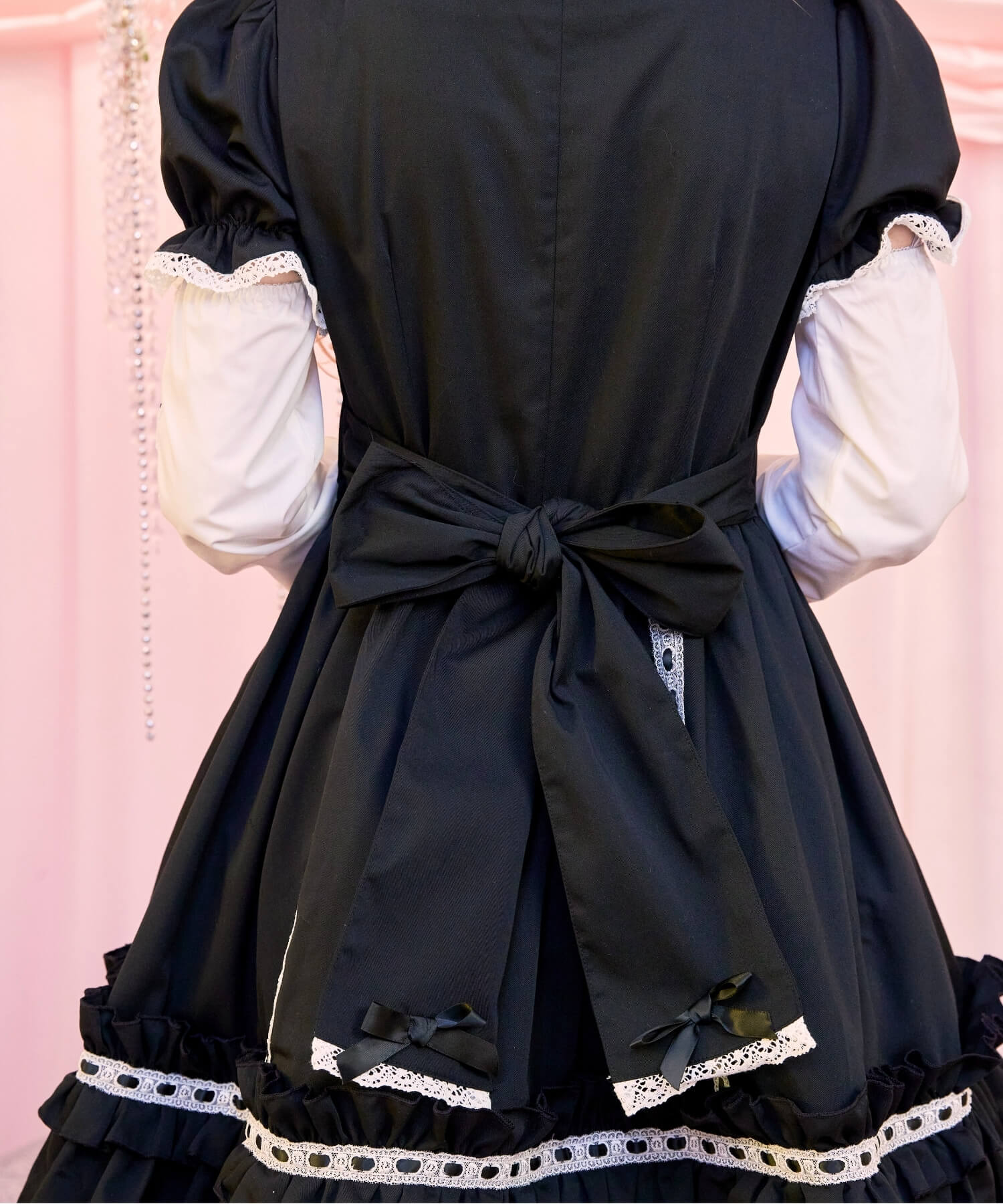 3way Royal Doll Dress with Cape and Ribbon 5-piece Set