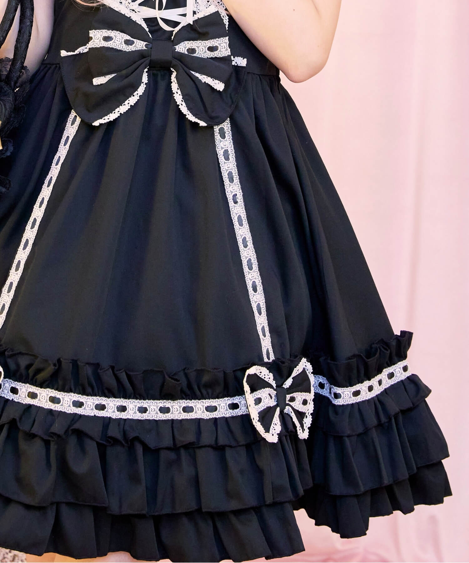 3way Royal Doll Dress with Cape and Ribbon 5-piece Set