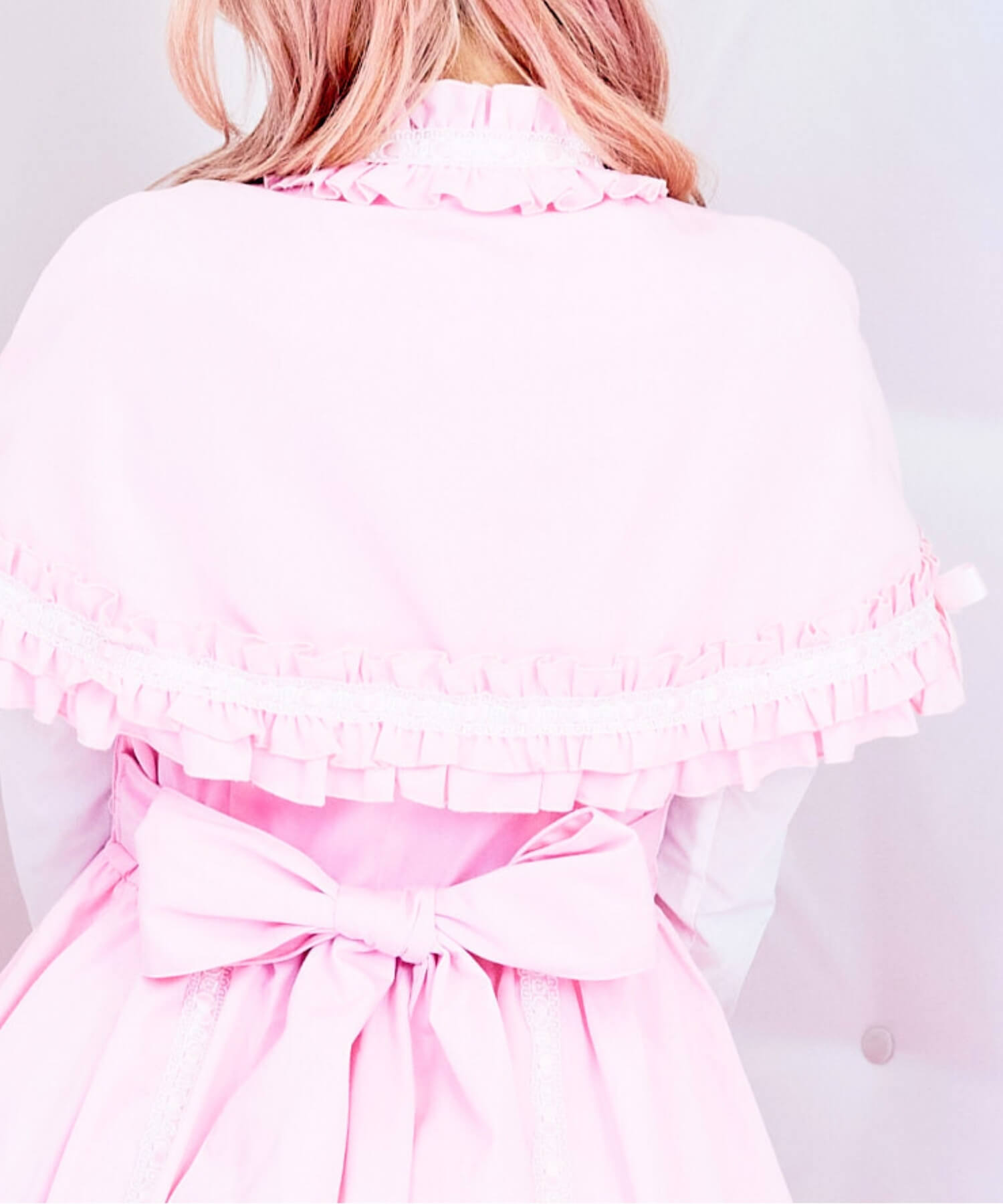 3way Royal Doll Dress with Cape and Ribbon 5-piece Set