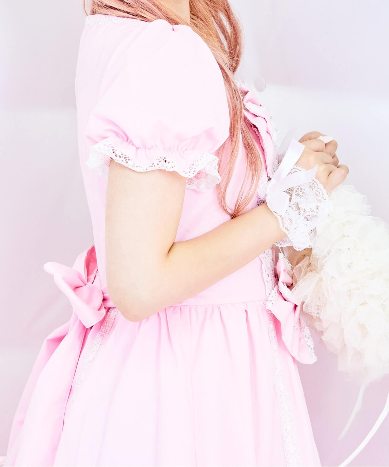 3way Royal Doll Dress with Cape and Ribbon 5-piece Set