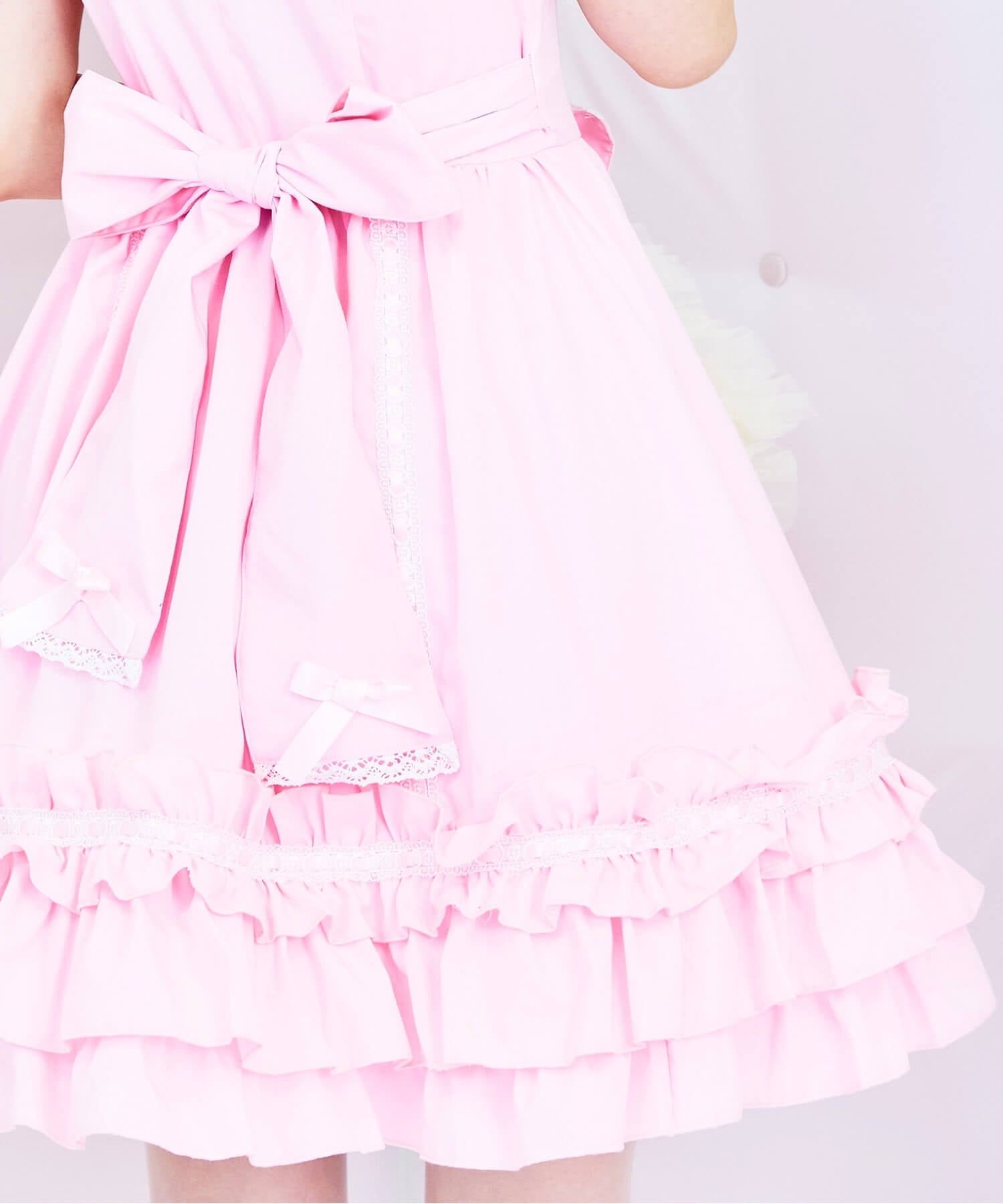 3way Royal Doll Dress with Cape and Ribbon 5-piece Set
