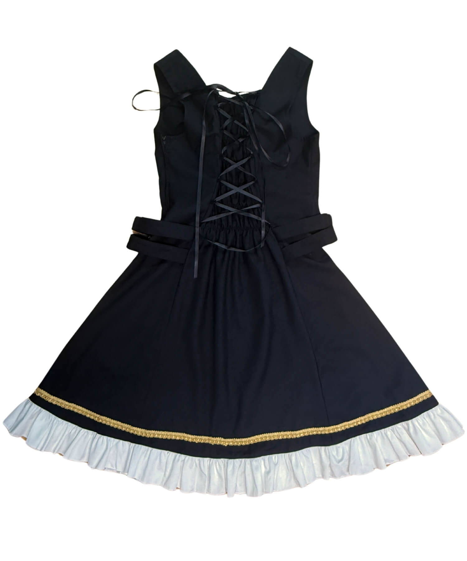 3way Gold Chain Punk Jumper Skirt 8-piece Set