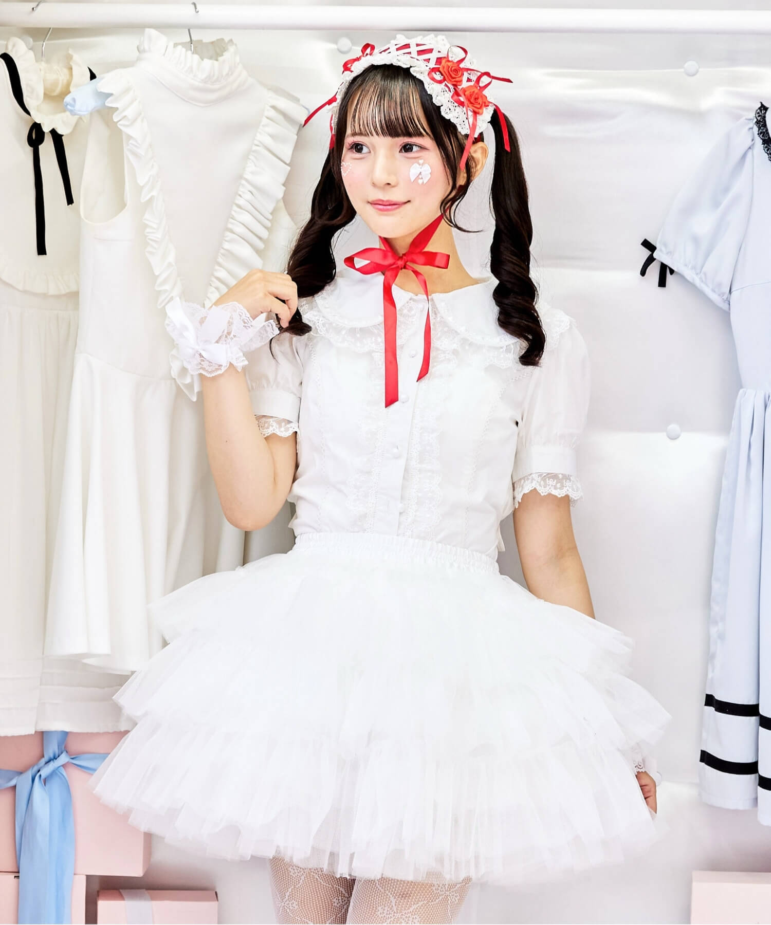3-tiered ruffled layered tulle pannier