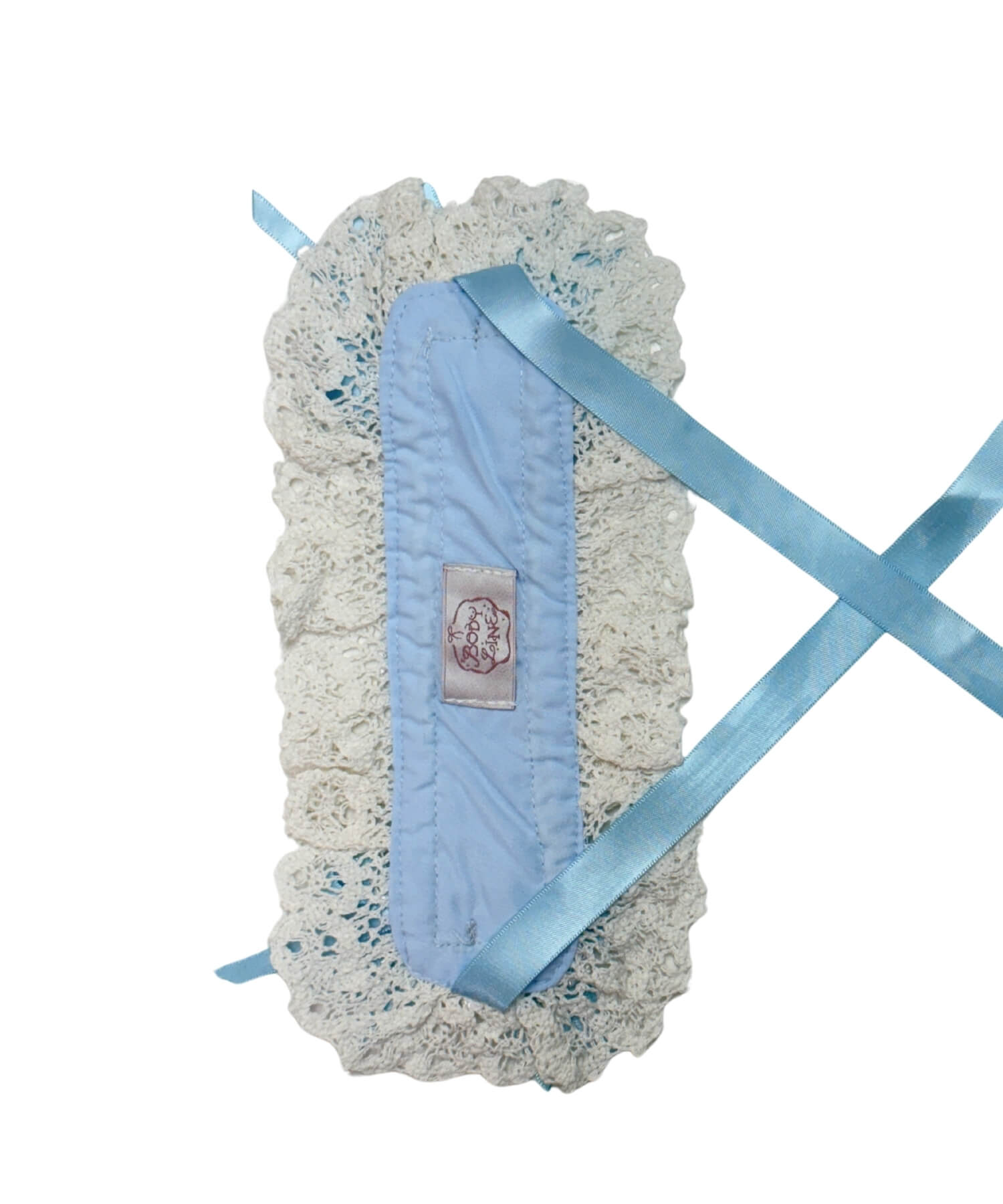 Lace-up ribbon headdress