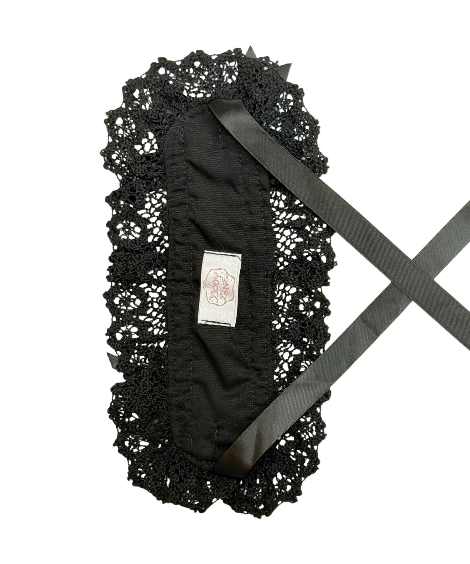 Lace-up ribbon headdress