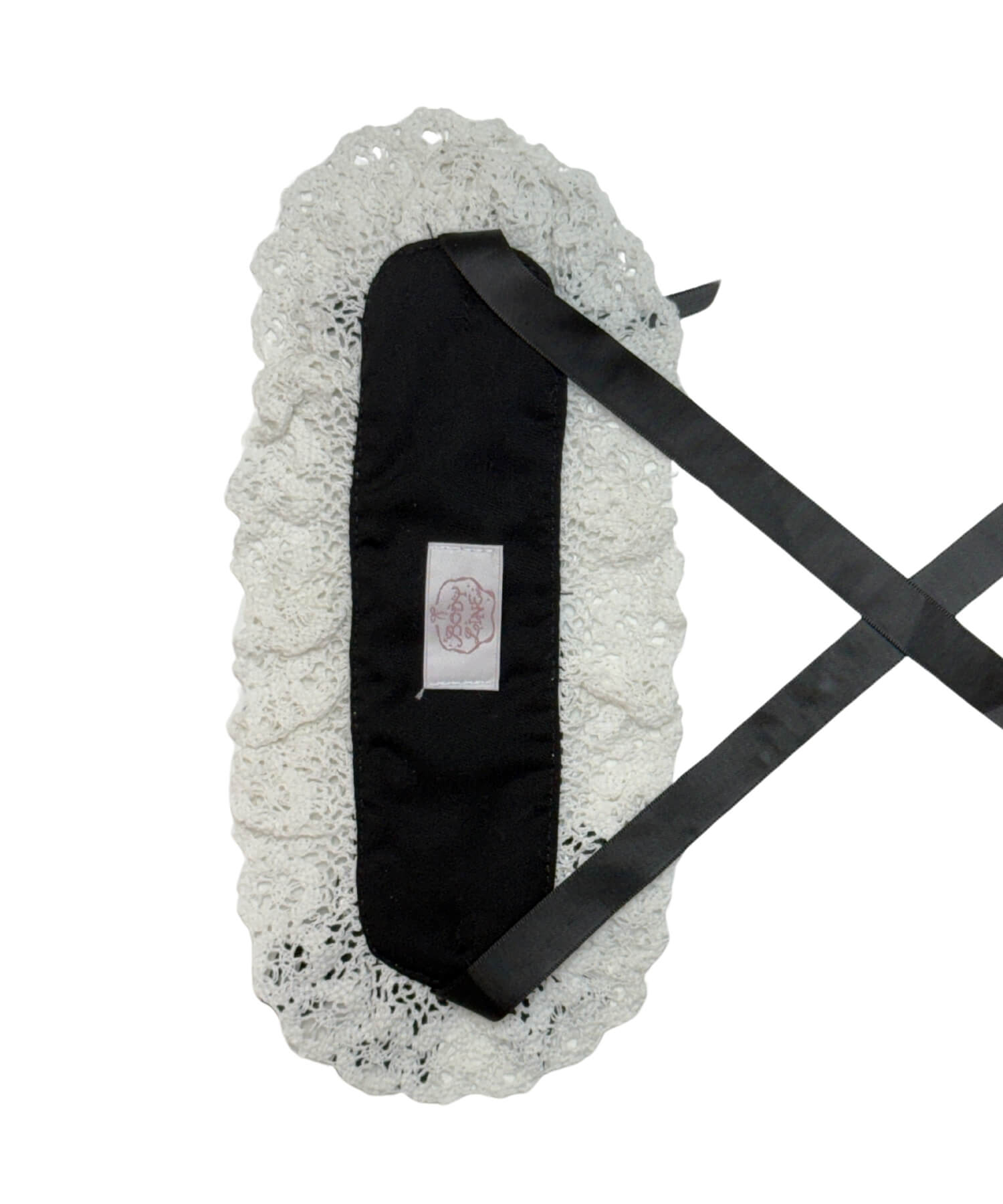 Lace-up ribbon headdress