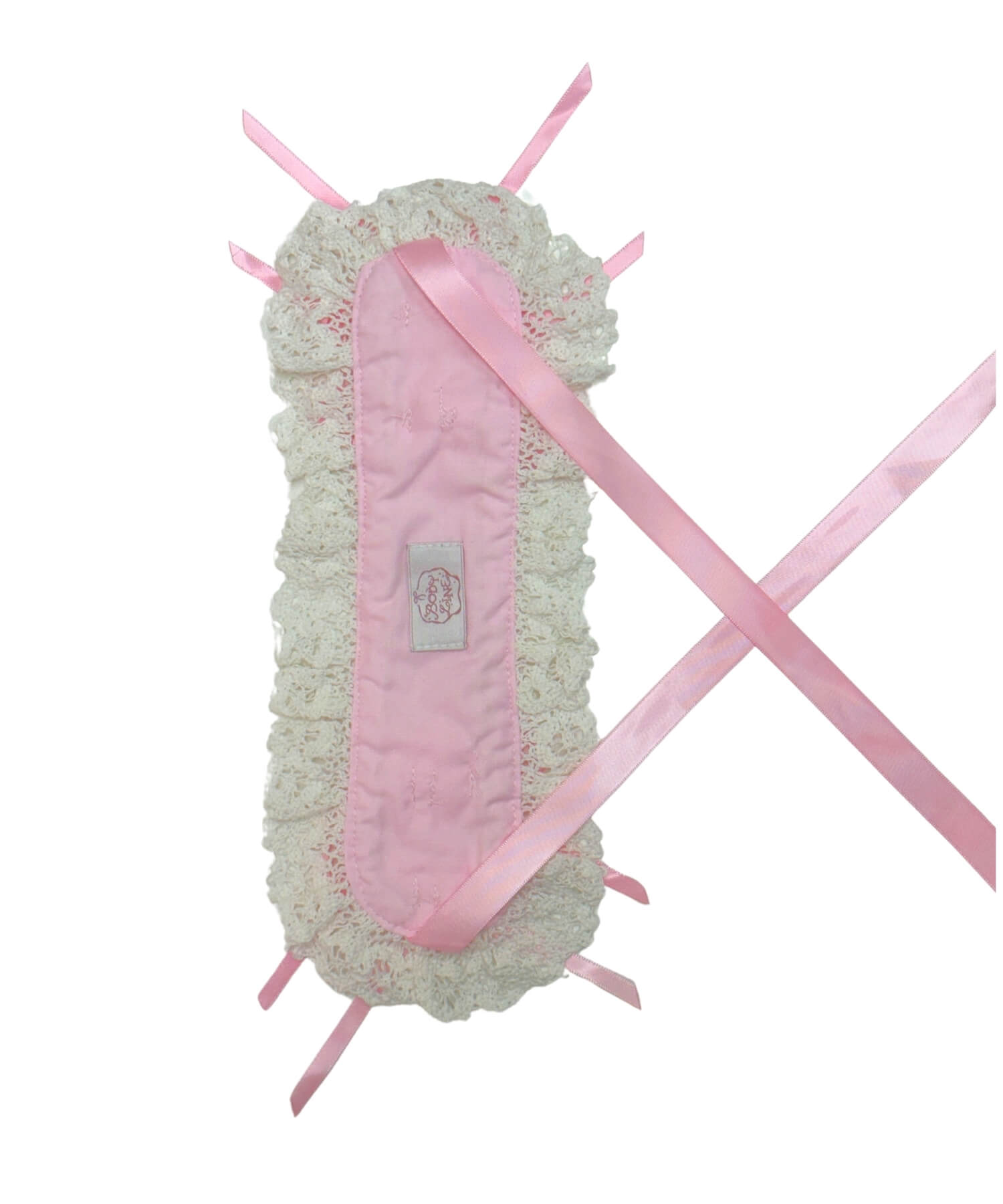 Lace-up double rose head dress