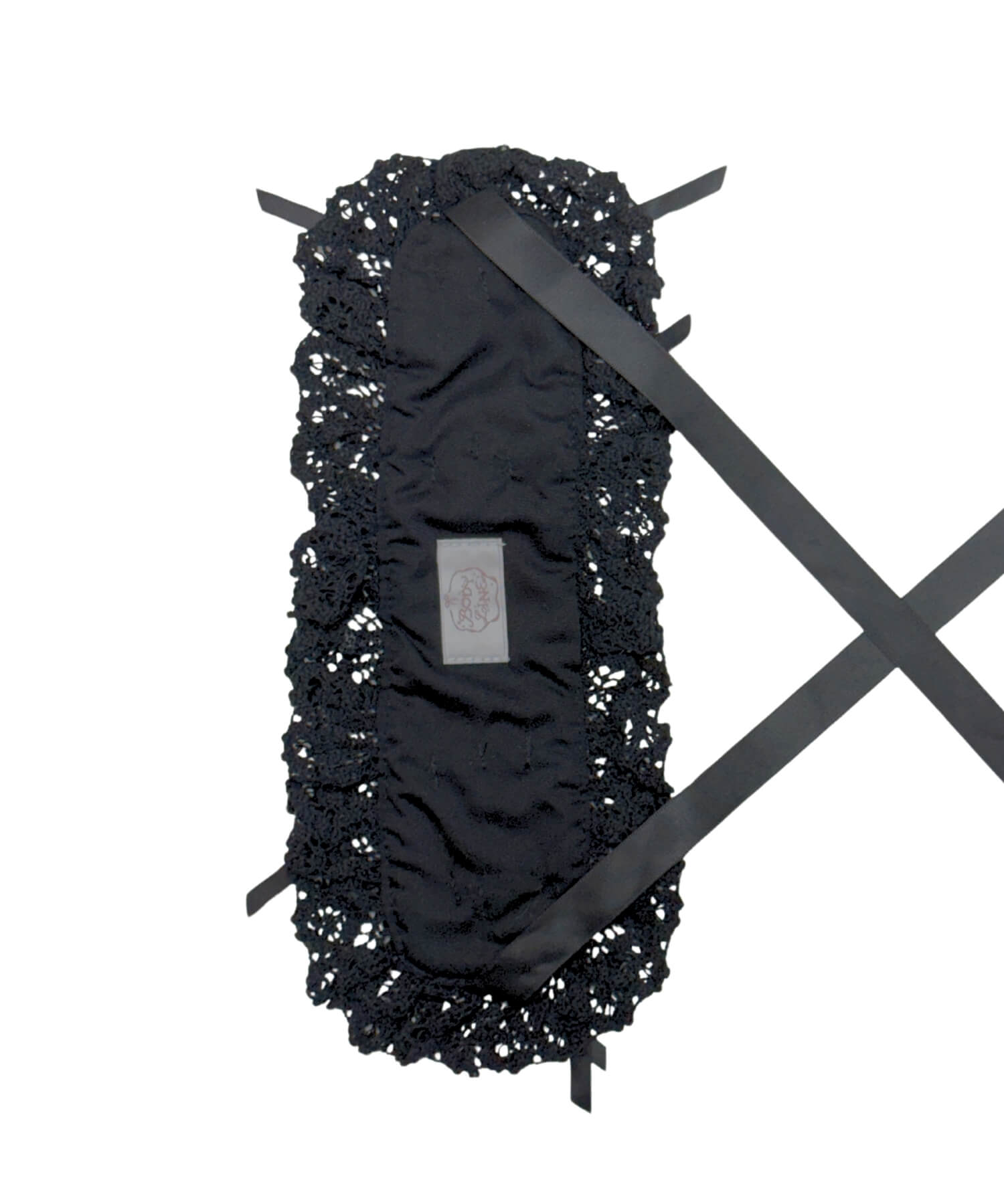 Lace-up double rose head dress