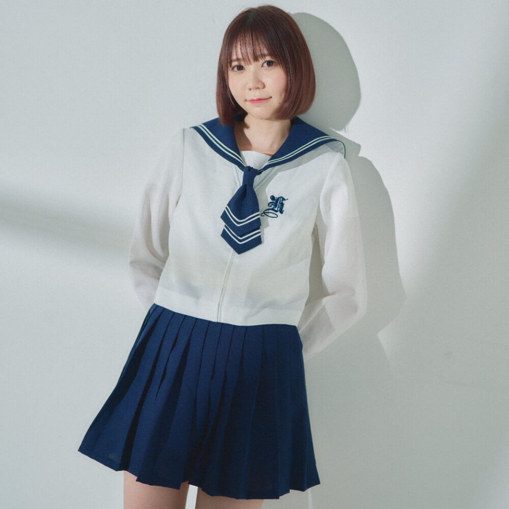 選べる10タイプ! 長袖セーラー服 韓国風JK制服セット - A / S