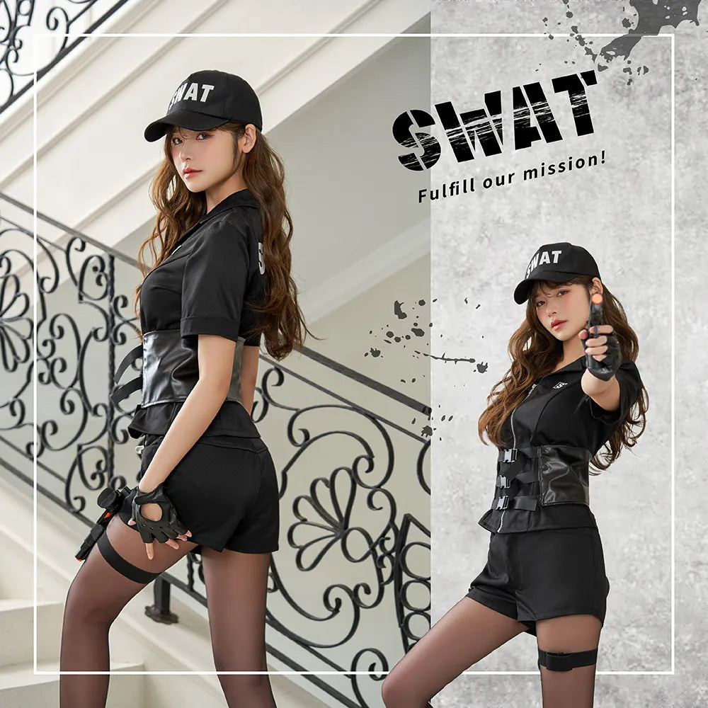 クールで本格的!SWATショートパンツコスチューム