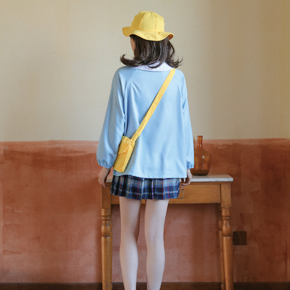 ピンクorサックスブルー 幼稚園児スモックセット | BODYLINE & LunaBelle