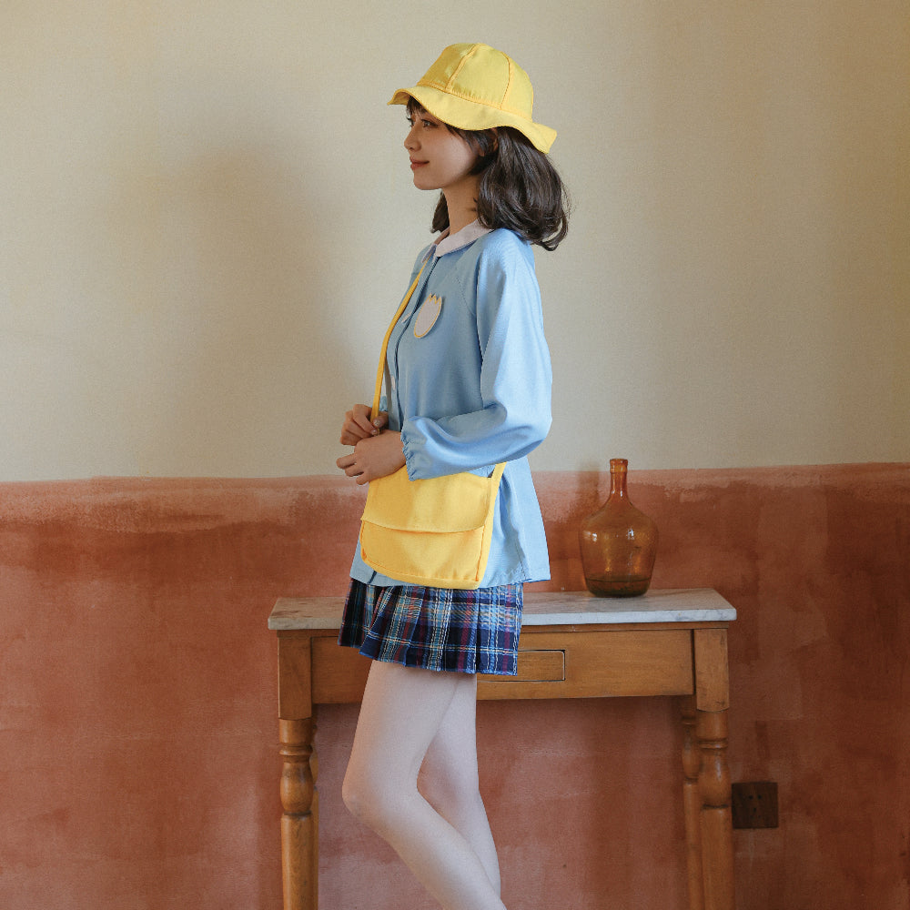ピンクorサックスブルー 幼稚園児スモックセット | BODYLINE & LunaBelle ピンクorサックスブルー 幼稚園児スモックセット | BODYLINE & LunaBelle