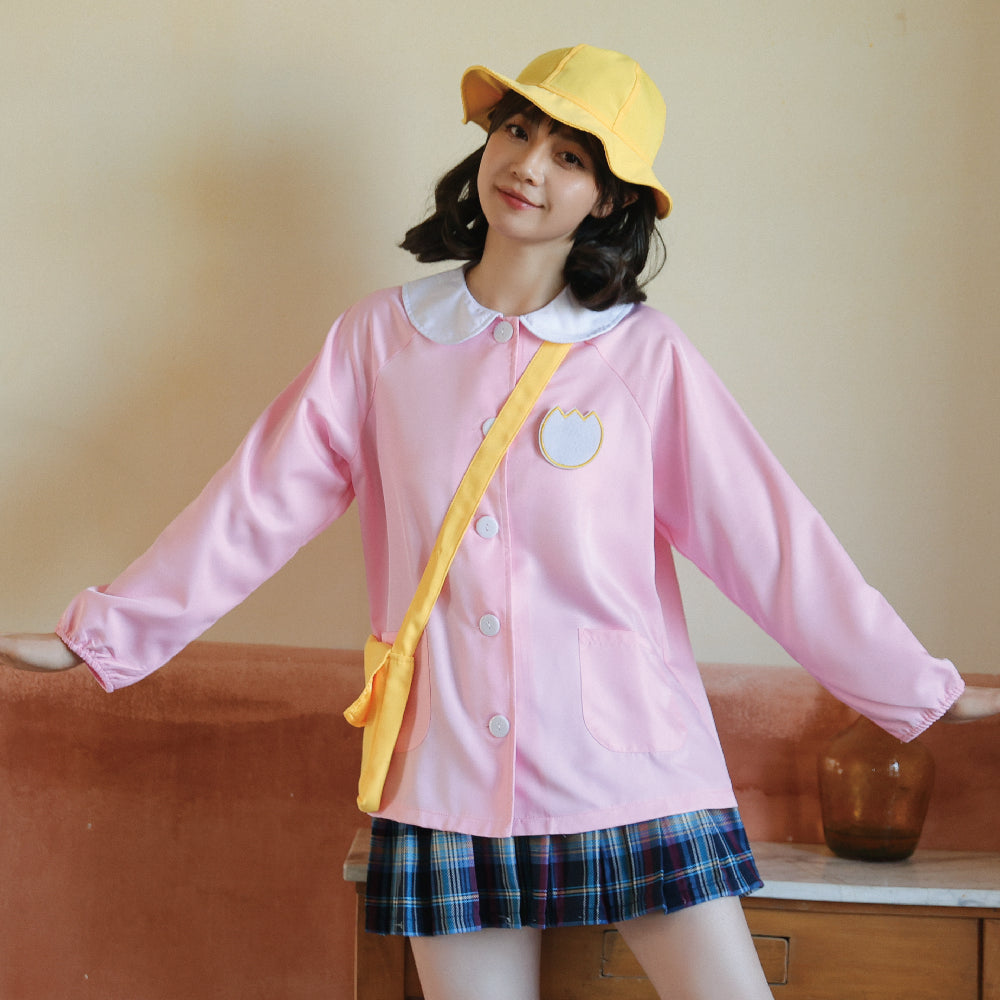 ピンクorサックスブルー 幼稚園児スモックセット | BODYLINE & LunaBelle