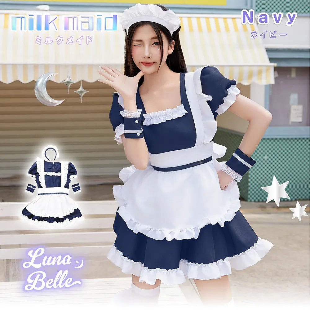 ラブリーエプロンメイド 4点セット