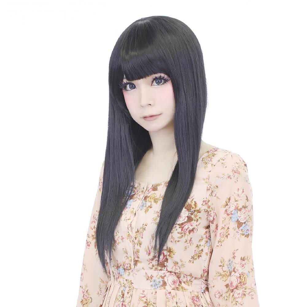 Long straight wig