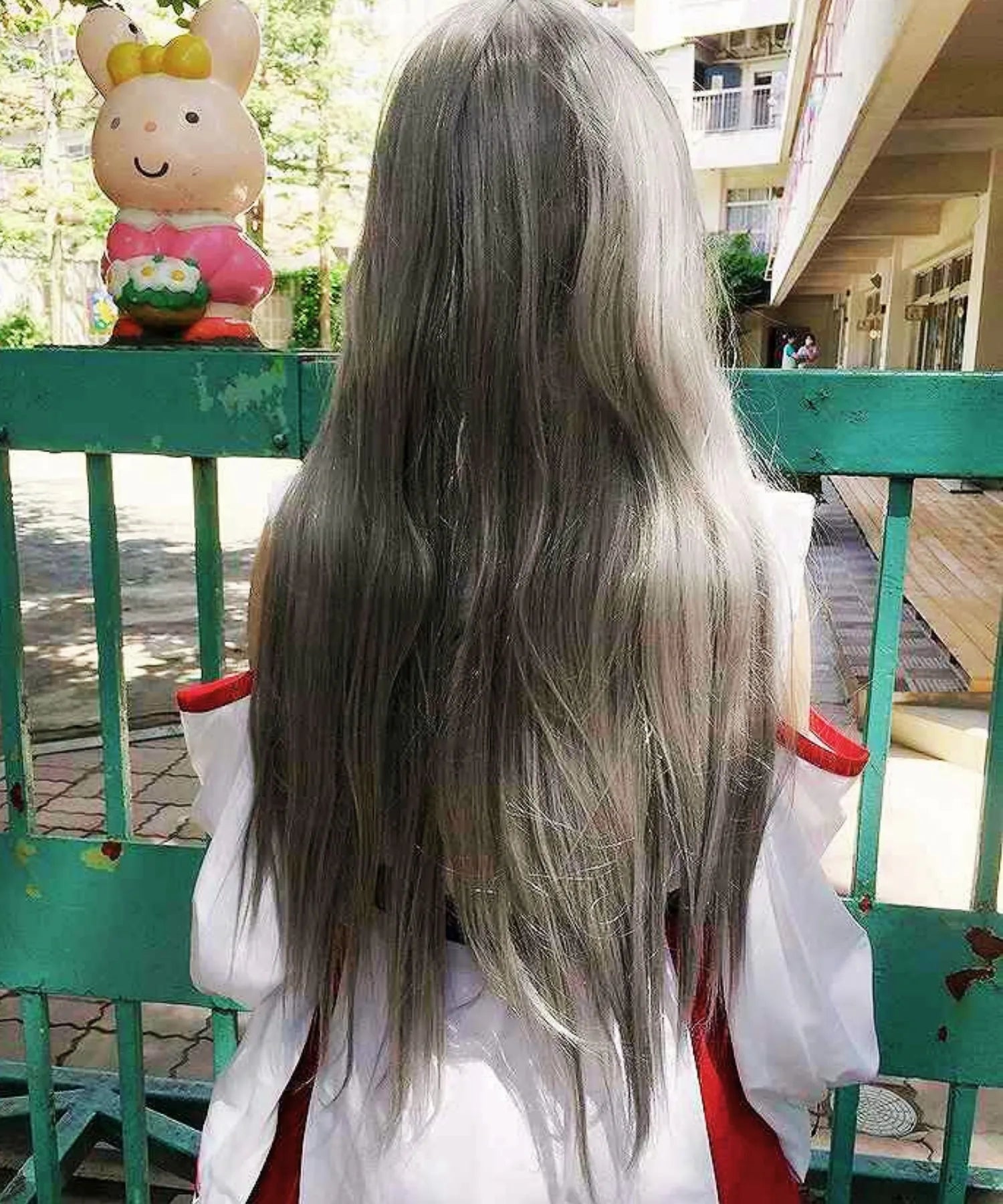 80cmロングストレートウィッグ