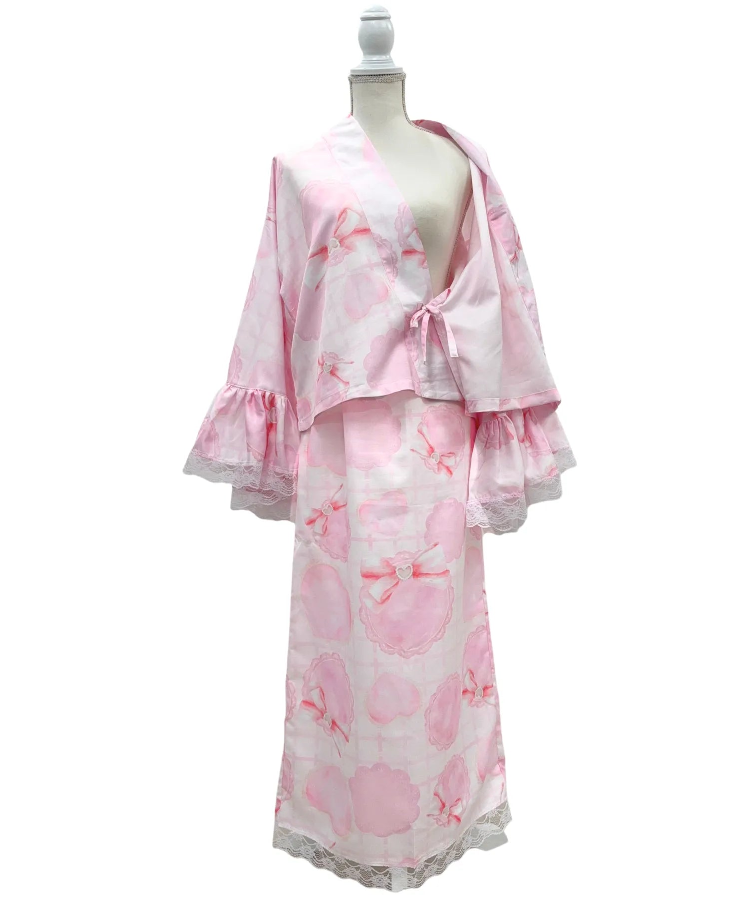 凛姫浴衣 プリンセスハートレース ロリータ浴衣 単品