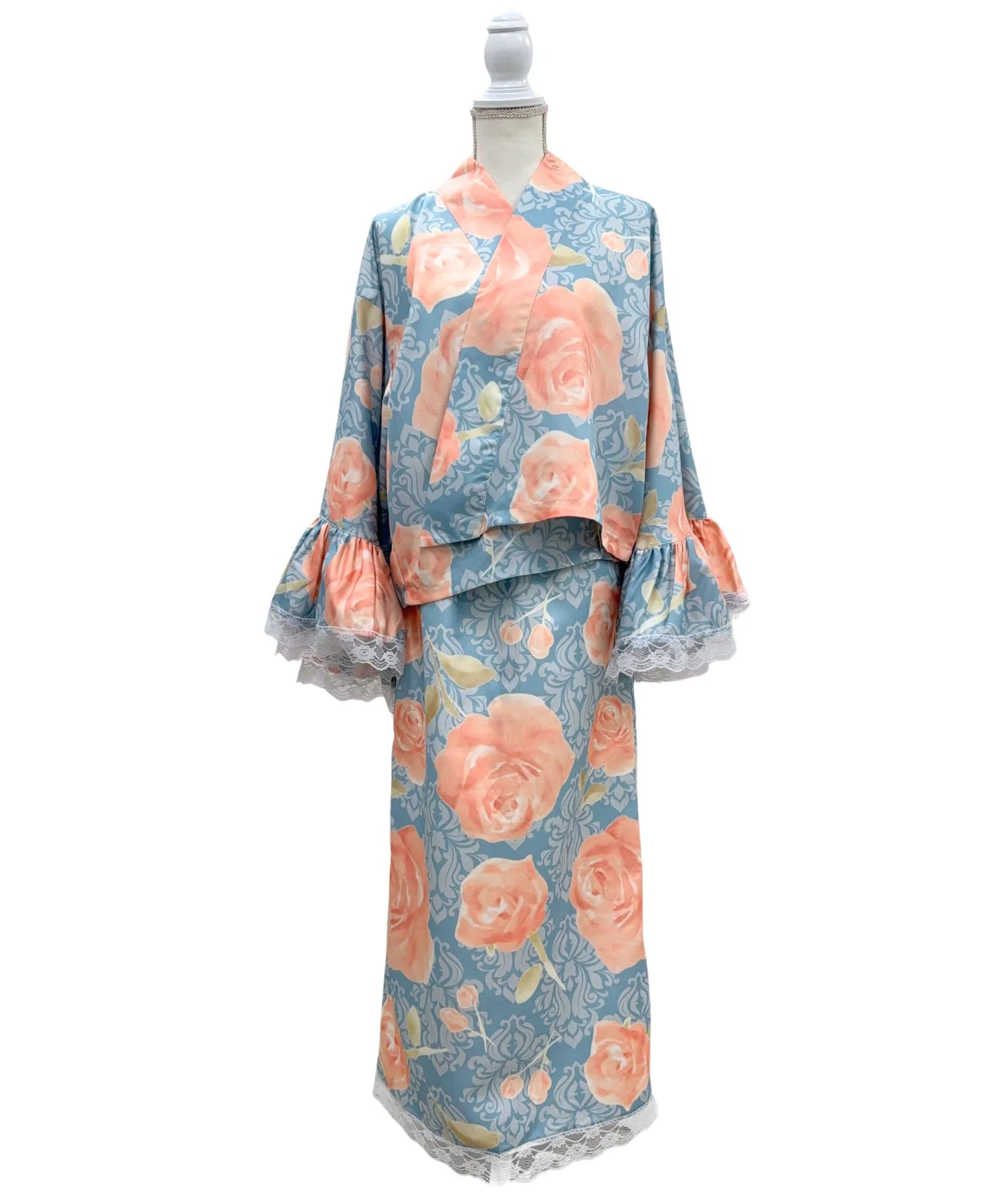 凛姫浴衣 クラシカルアンティークローズ ロリータ浴衣 単品