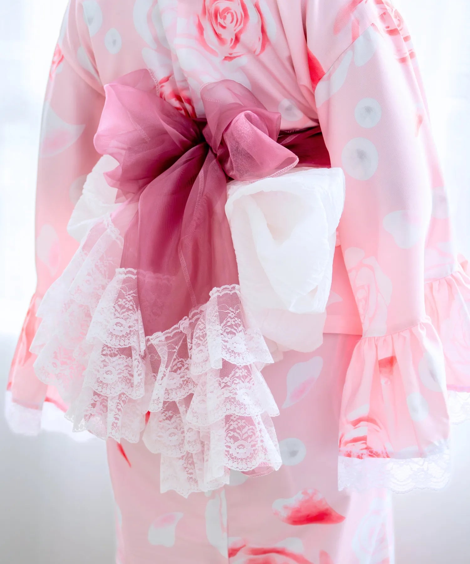 Rose Tiara Doll Princess Rinka Lolita Kimono 3-Piece Set